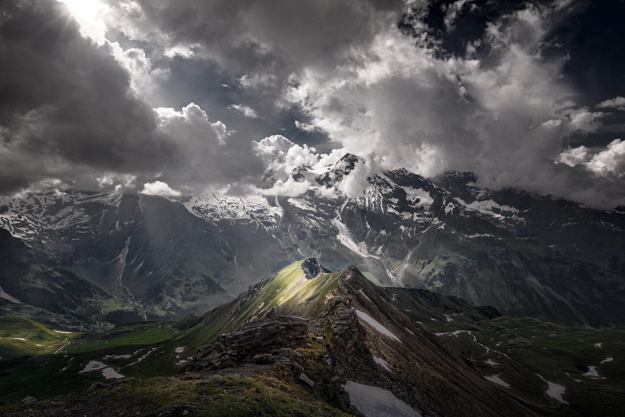 Download mobile wallpaper Landscape, Mountains, Mountain, Earth, Cloud for free.