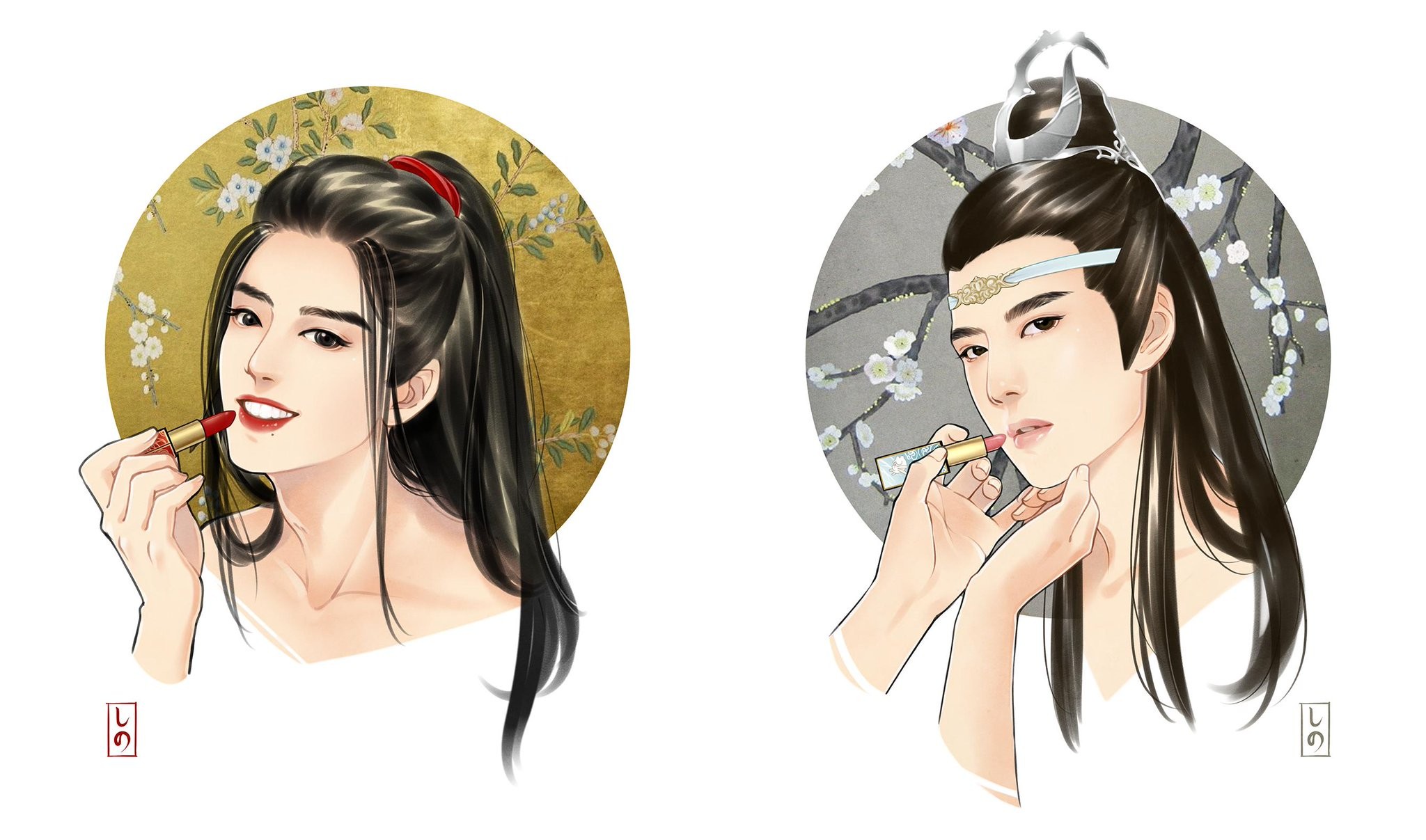 Baixar papel de parede para celular de Programa De Tv, Lan Zhan, Wei Ying, Lan Wangji, Wei Wuxian, Xiao Zhan, Os Indomáveis, Wang Yibo gratuito.