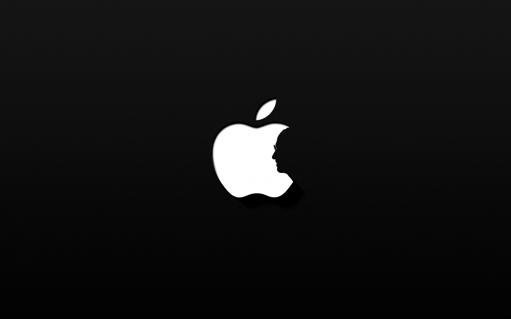 apple, brands, background, black Desktop Wallpaper