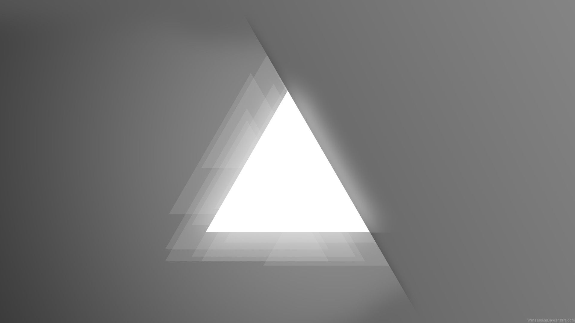 Free download wallpaper Light, Light Coloured, Figurine, Triangle, Abstract, Background on your PC desktop