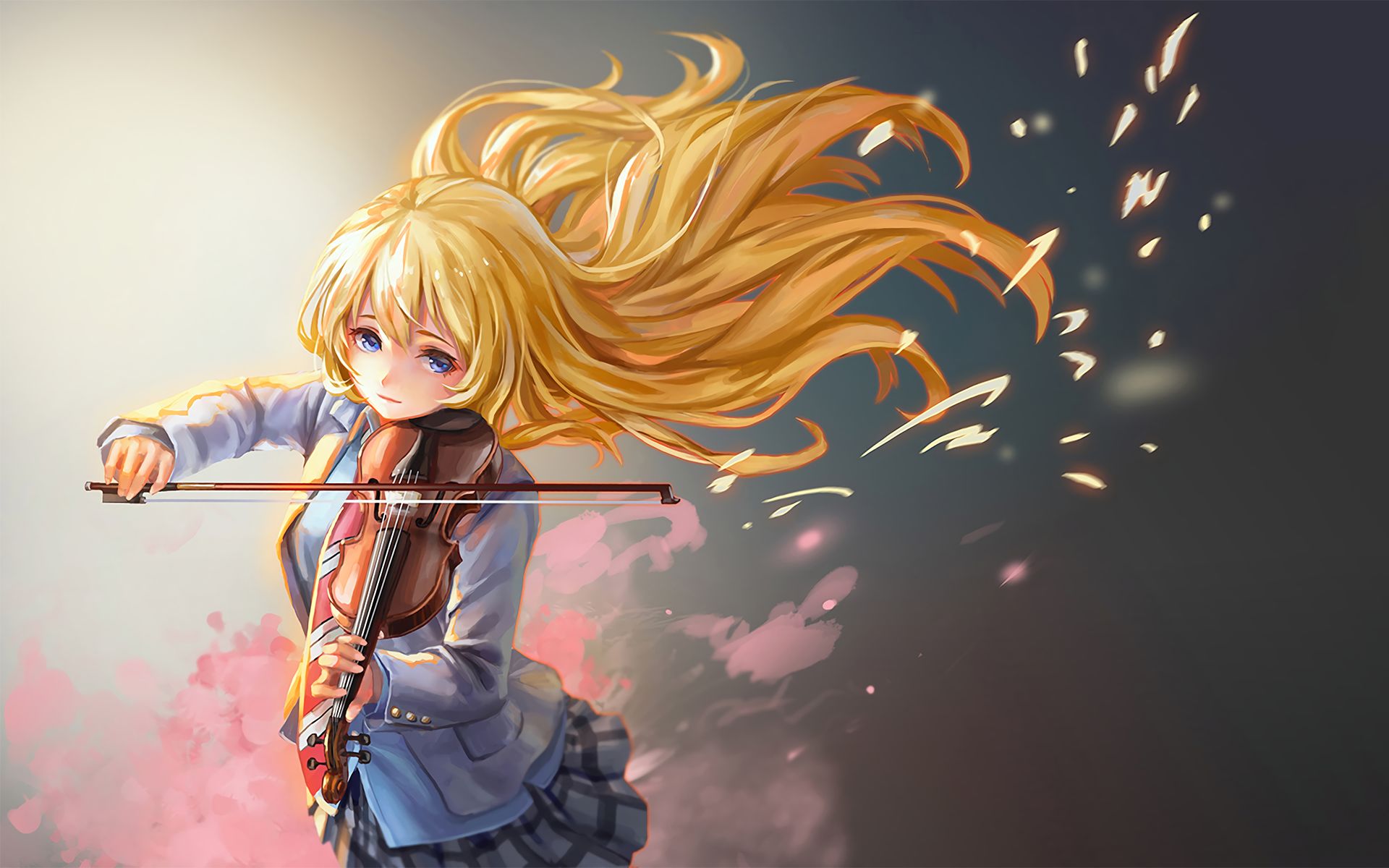 Laden Sie das Animes, Kaori Miyazono, Shigatsu Wa Kimi No Uso Sekunden In Moll-Bild kostenlos auf Ihren PC-Desktop herunter