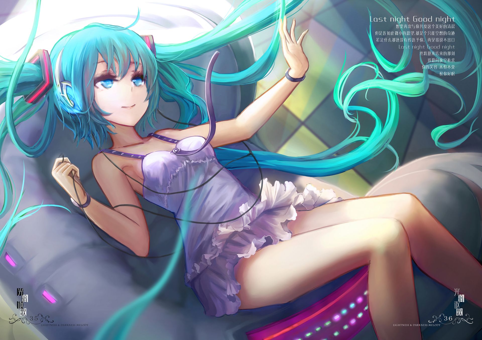 Téléchargez gratuitement l'image Vocaloïde, Animé, Hatsune Miku sur le bureau de votre PC