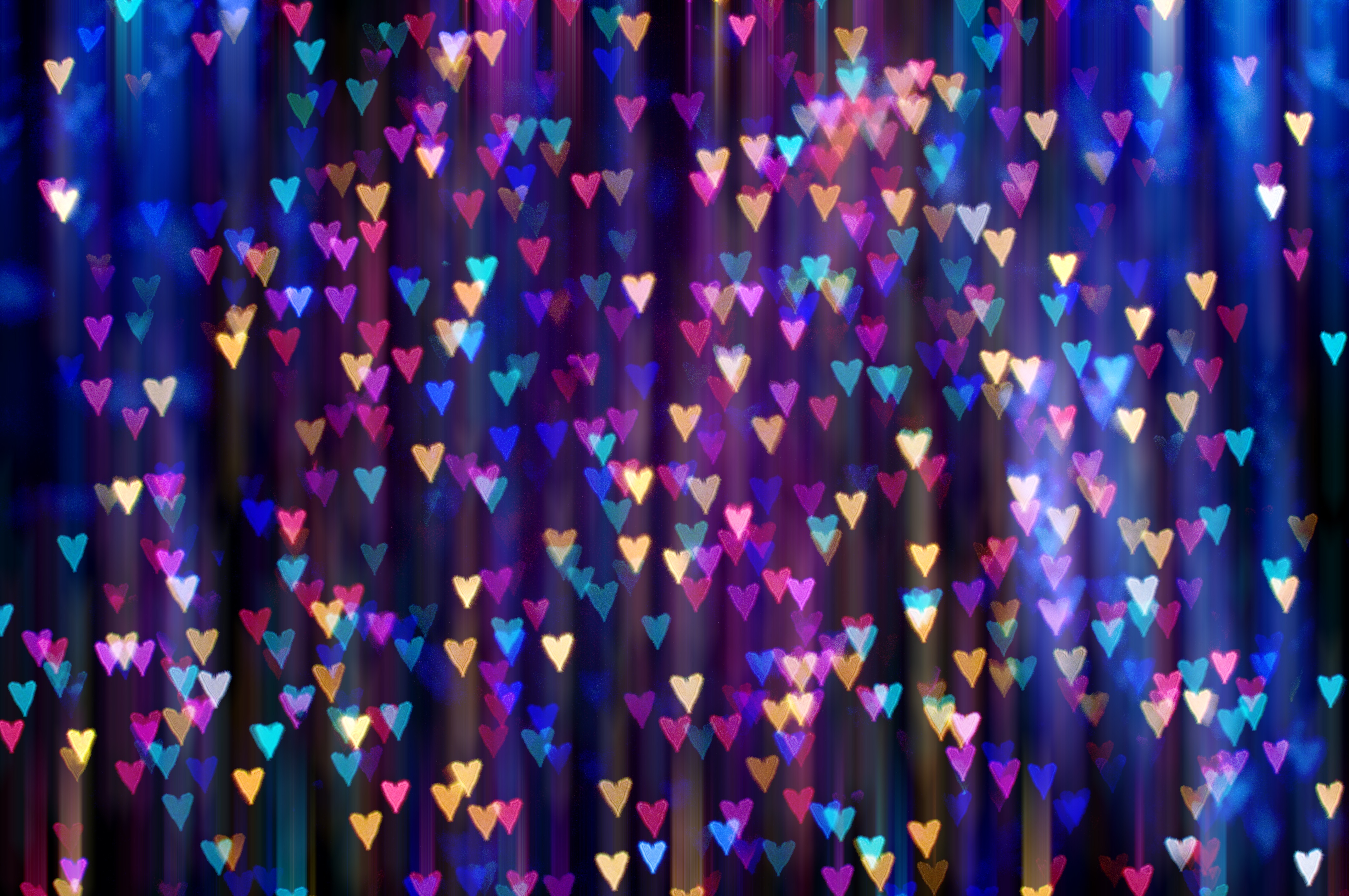 Free download wallpaper Light, Colors, Colorful, Bokeh, Artistic, Heart Shaped on your PC desktop