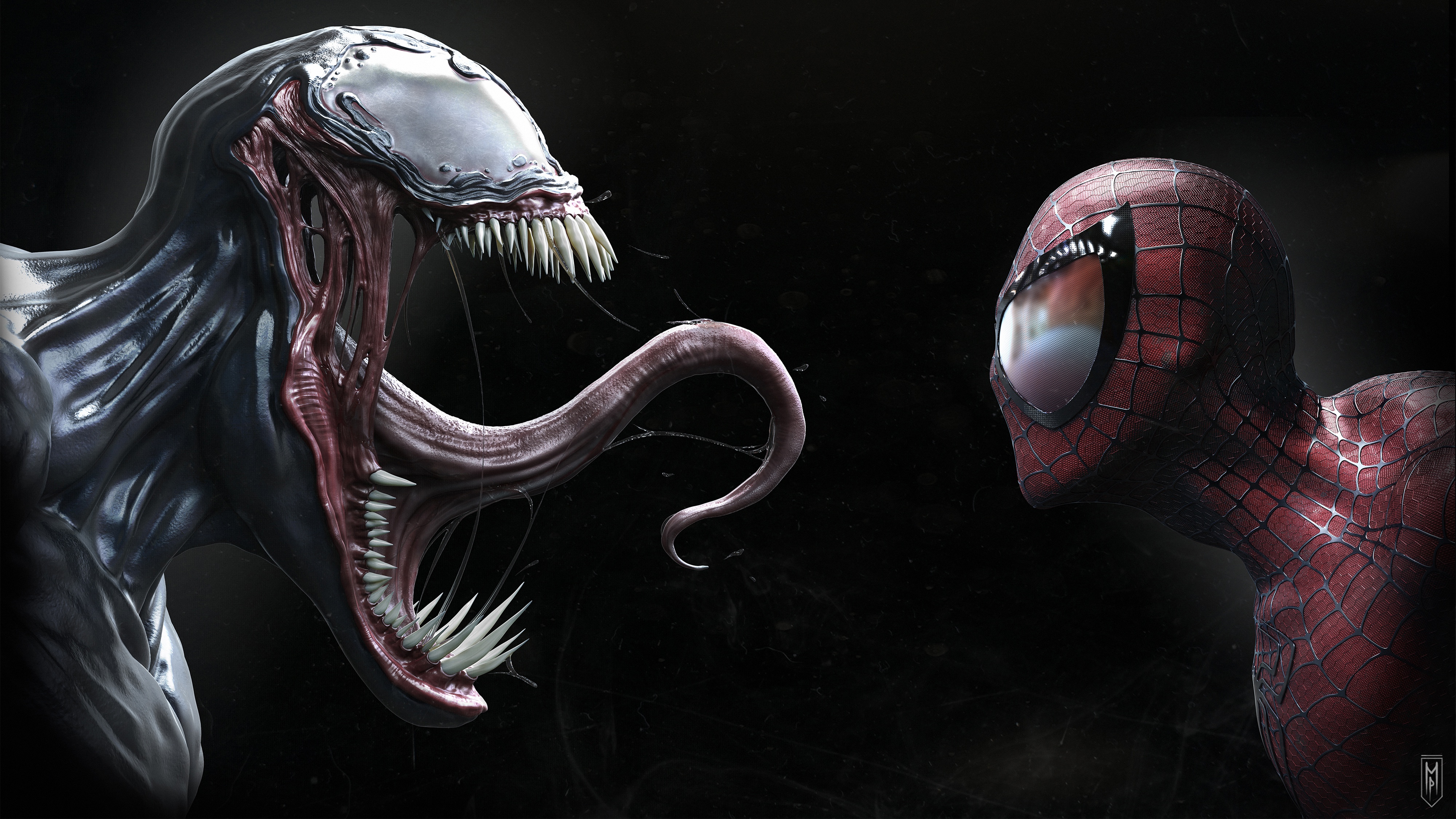 Free download wallpaper Spider Man, Venom, Comics, Peter Parker on your PC desktop
