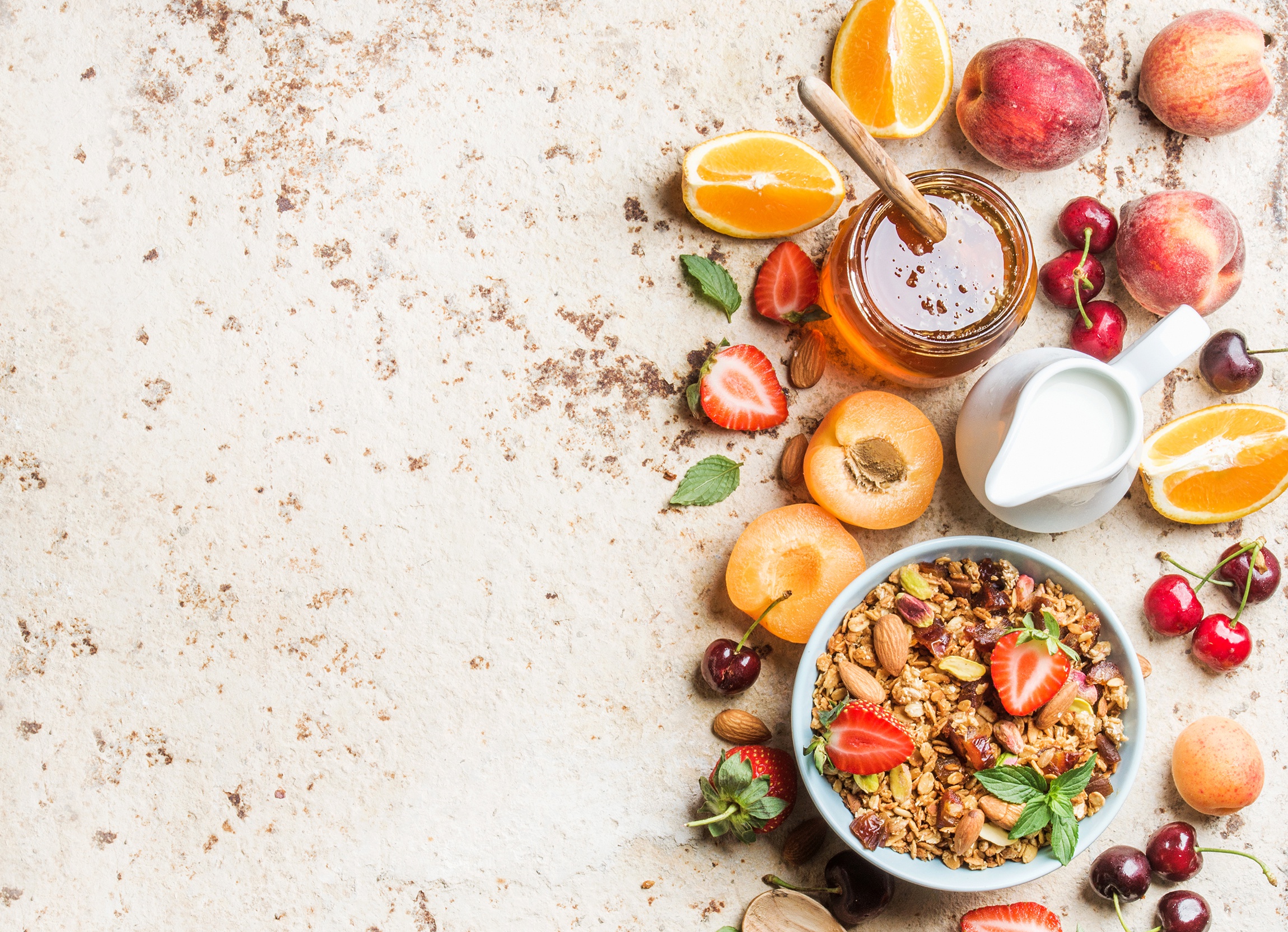 Baixe gratuitamente a imagem Comida, Natureza Morta, Fruta, Mel, Café Da Manhã na área de trabalho do seu PC