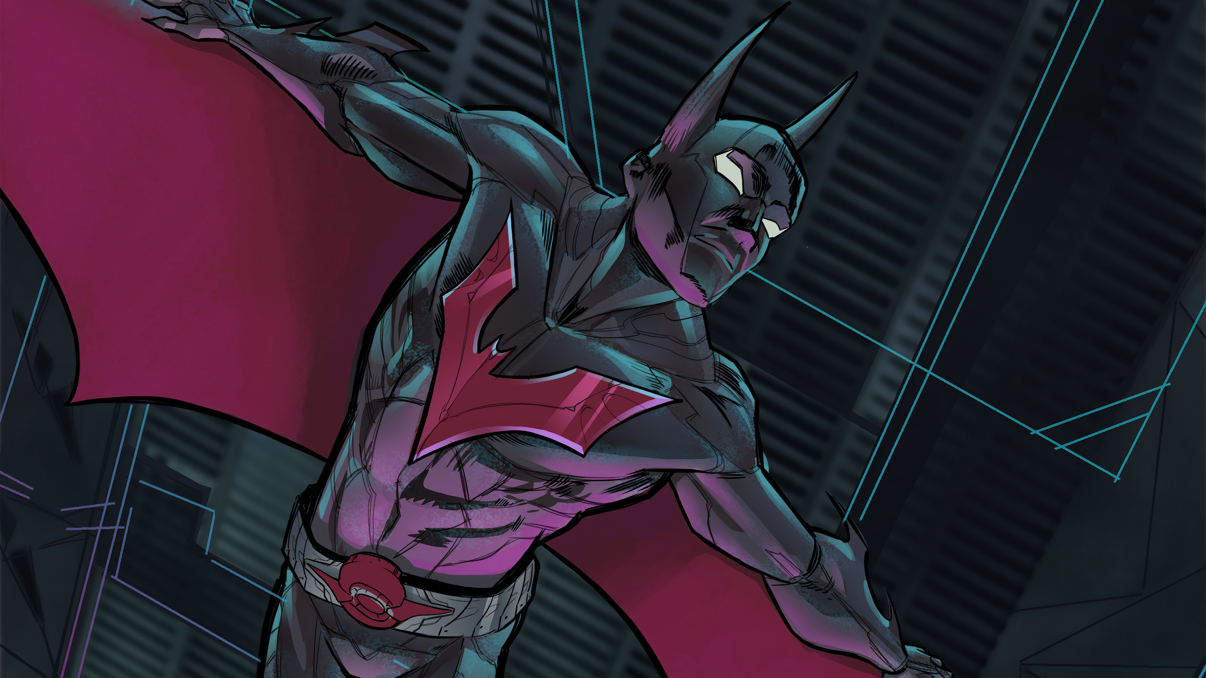 Download mobile wallpaper Batman, Comics, Superhero, Dc Comics, Batman Beyond for free.