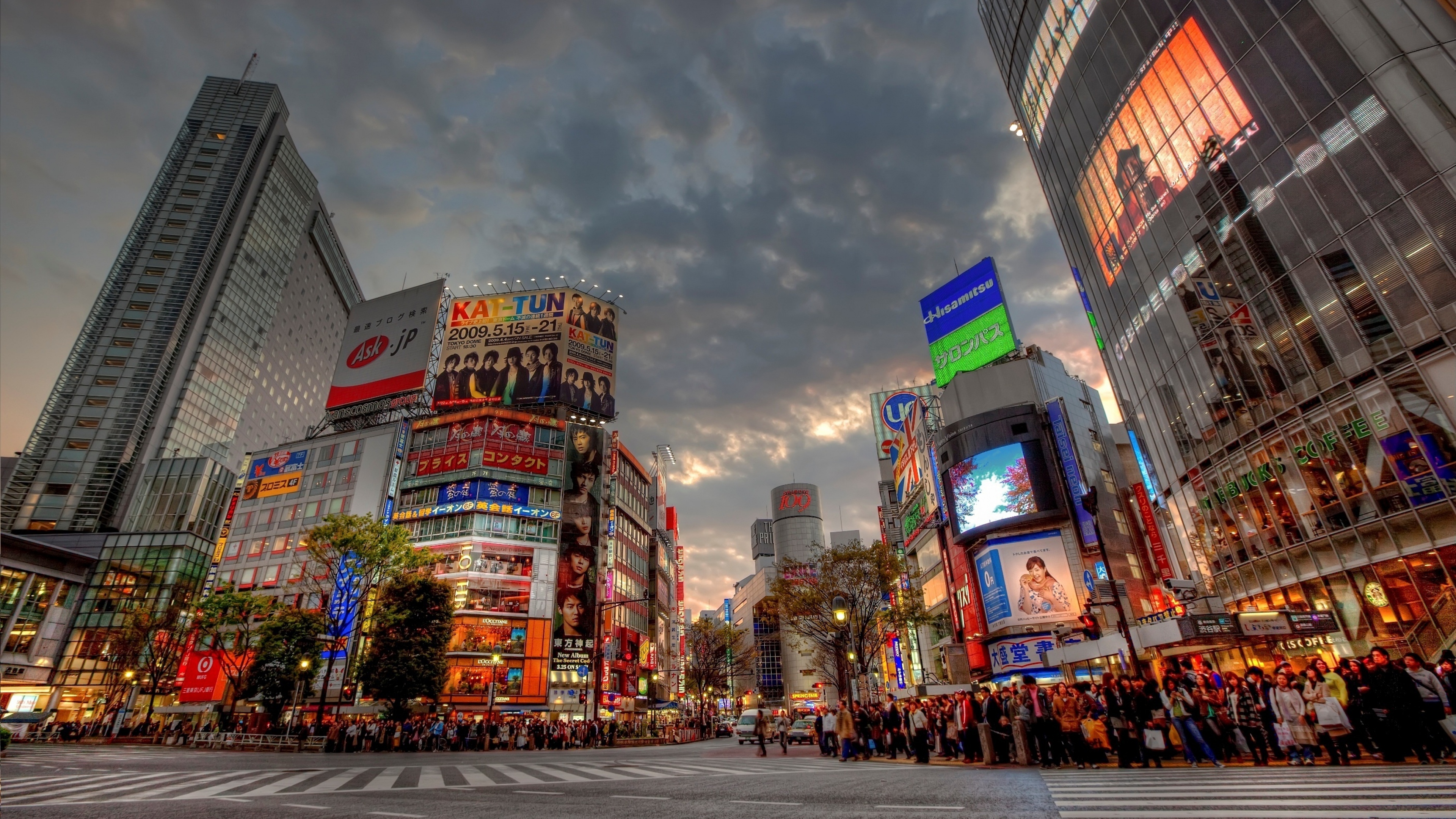 391605 télécharger le fond d'écran tokyo, construction humaine, villes, bâtiment, ville, foule, imagerie à grande gamme dynamique, japon - économiseurs d'écran et images gratuitement
