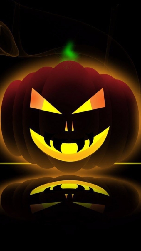 Download mobile wallpaper Halloween, Light, Holiday, Jack O' Lantern for free.