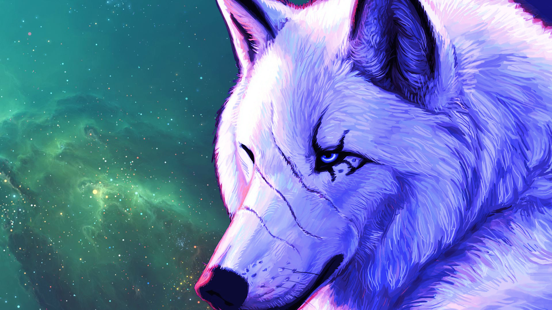 無料モバイル壁紙ファンタジー動物, 狼, ファンタジーをダウンロードします。