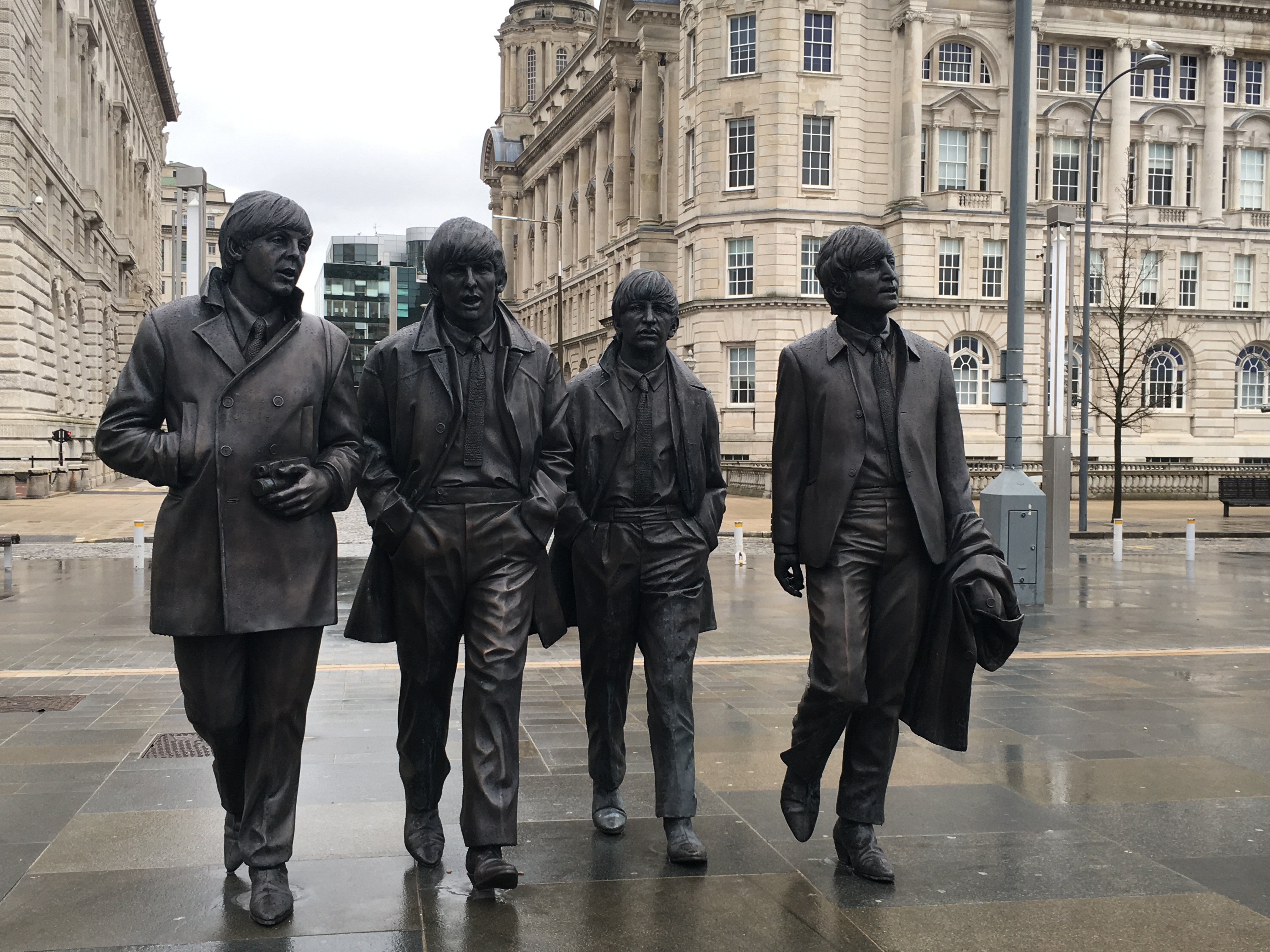 Laden Sie das Musik, Statue, Skulptur, Die Beatles-Bild kostenlos auf Ihren PC-Desktop herunter