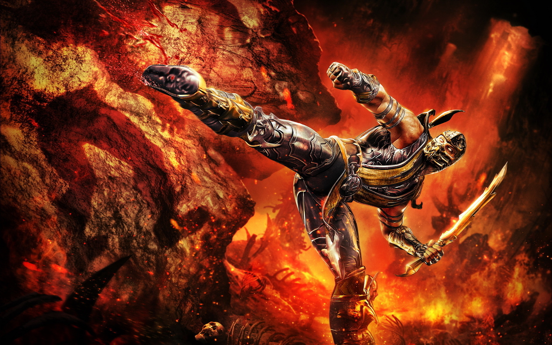 Descarga gratis la imagen Mortal Kombat, Videojuego, Escorpión (Mortal Kombat) en el escritorio de tu PC