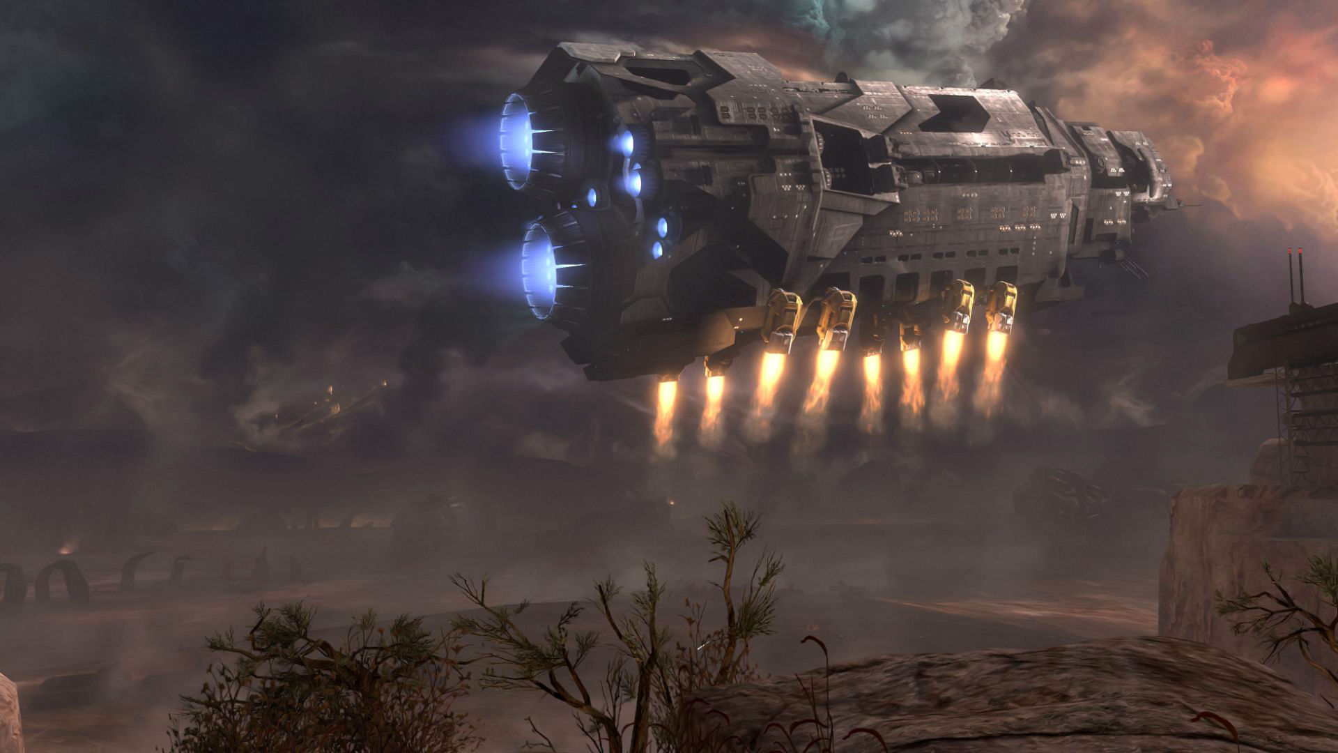 Free download wallpaper Halo, Video Game, Unsc Pillar Of Autumn on your PC desktop
