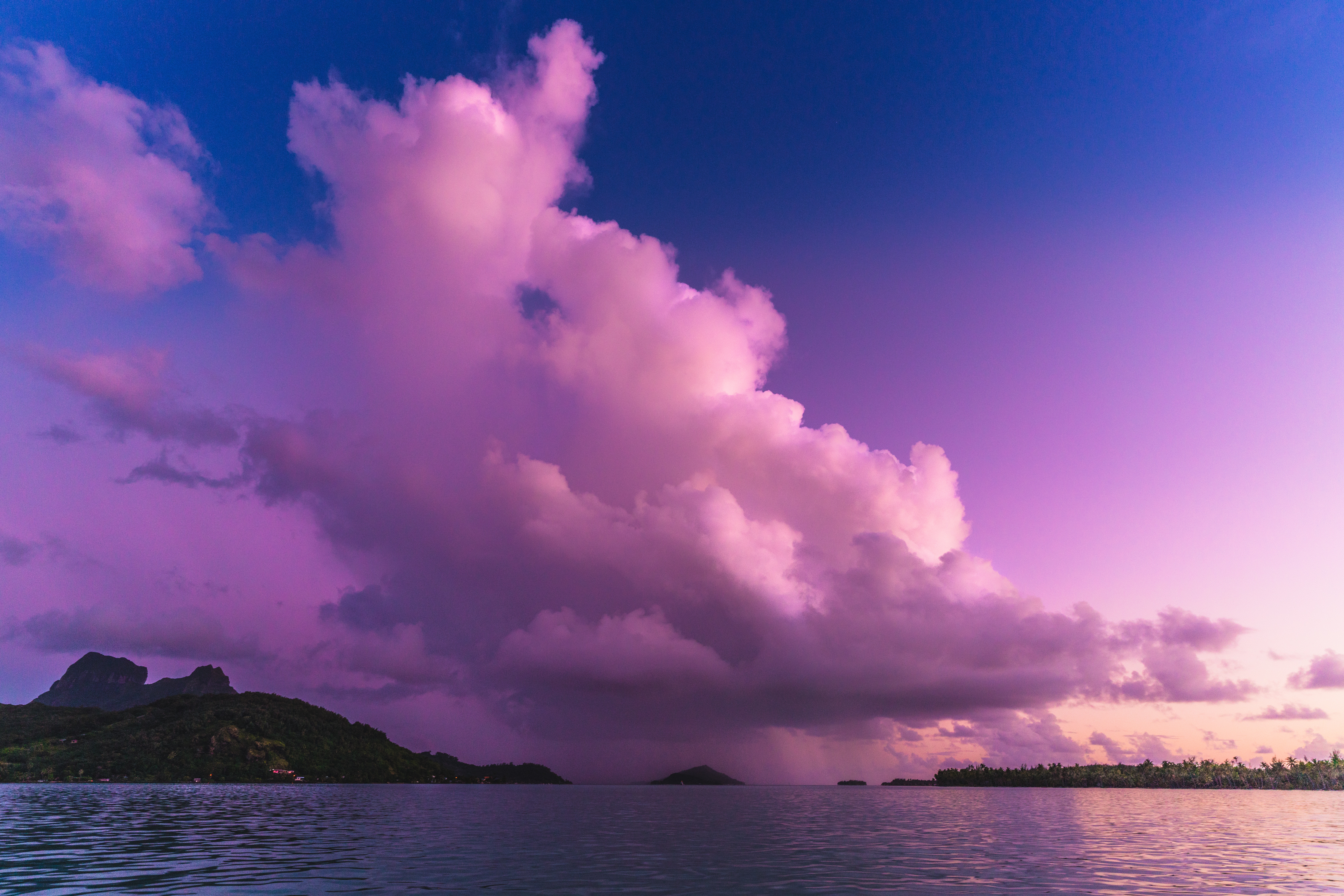 Free download wallpaper Rocks, Bora Bora, French Polynesia, Nature, Island, Ocean on your PC desktop