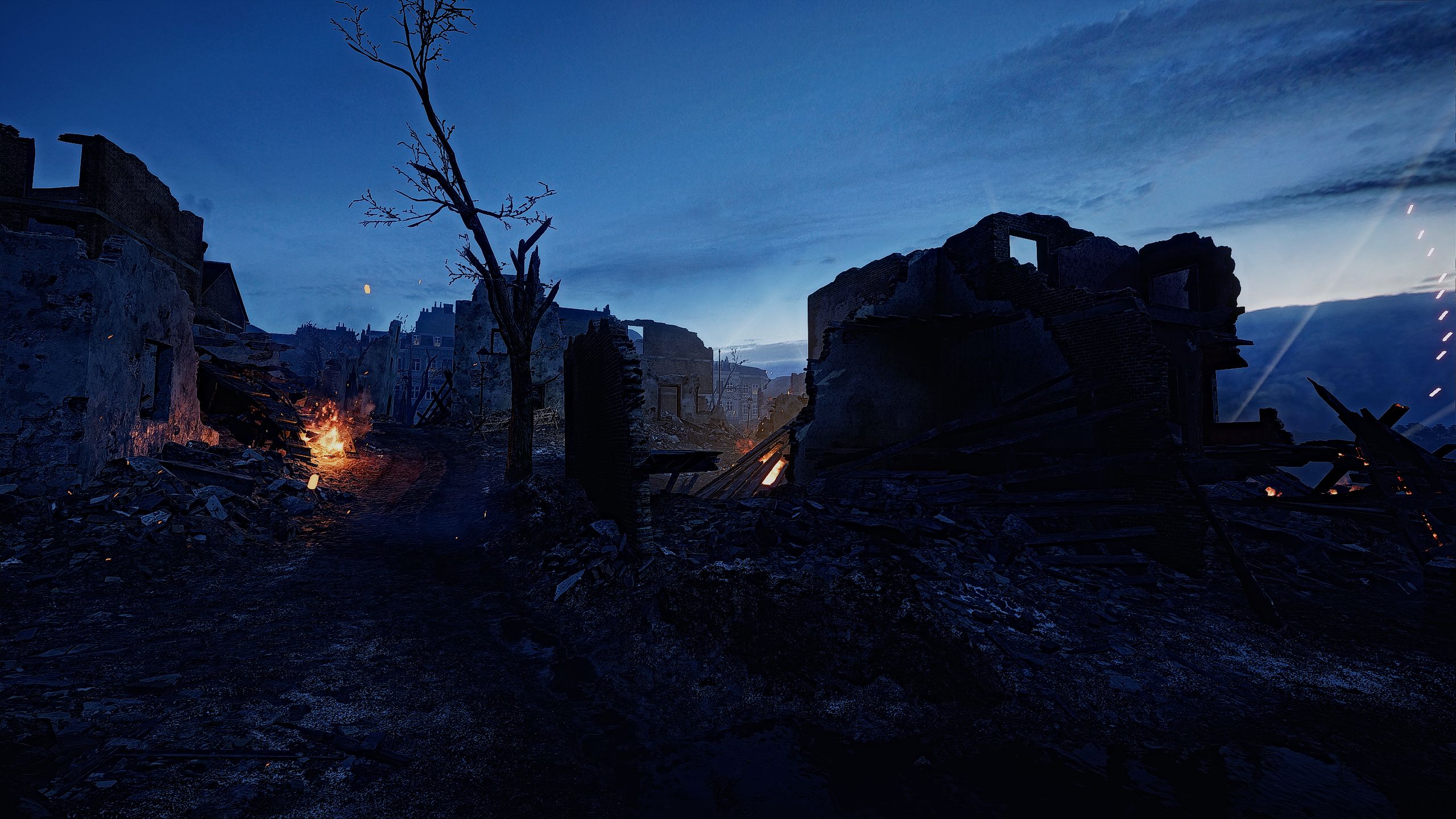 Baixar papel de parede para celular de Campo De Batalha, Destruição, Videogame, Cidade Pequena, Battlefield 1 gratuito.