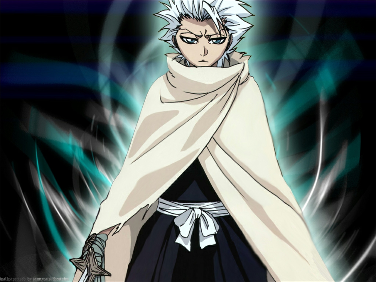 Handy-Wallpaper Bleach, Animes, Tōshirō Hitsugaya kostenlos herunterladen.