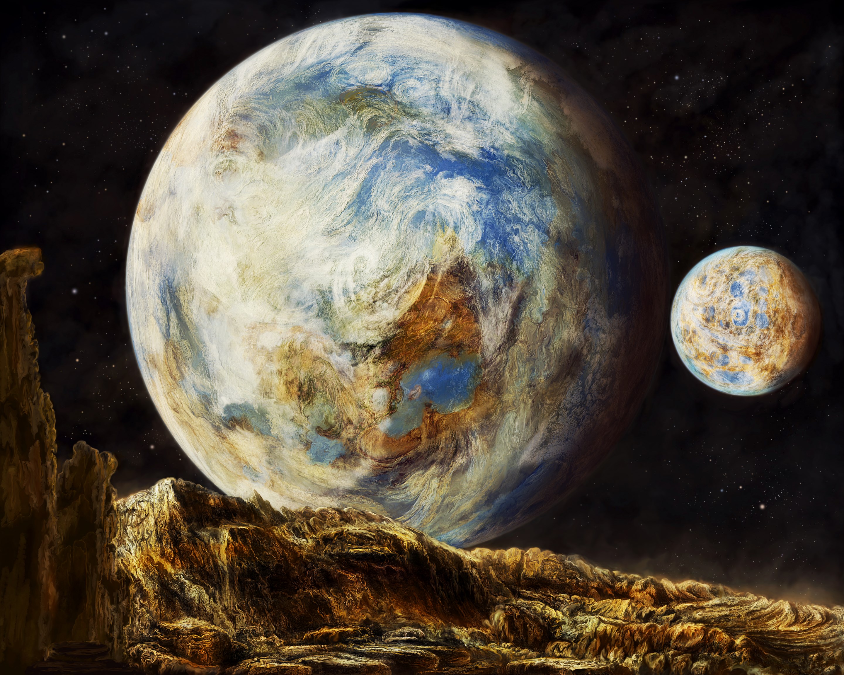 Handy-Wallpaper Planet, Science Fiction kostenlos herunterladen.