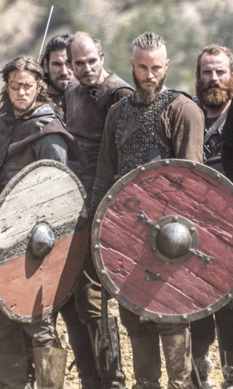 Download mobile wallpaper Shield, Tv Show, Vikings (Tv Show), Vikings, Ragnar Lothbrok for free.