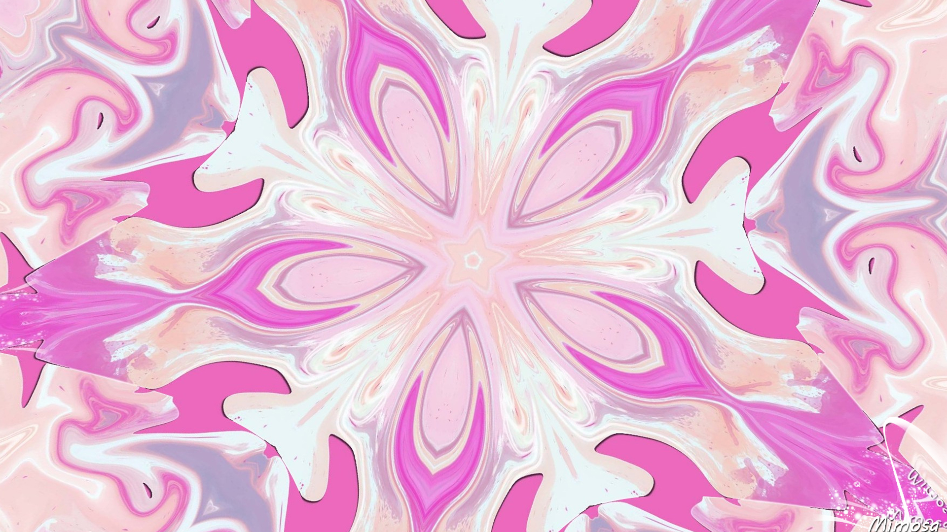 Laden Sie das Abstrakt, Rosa, Muster, Kaleidoskop-Bild kostenlos auf Ihren PC-Desktop herunter