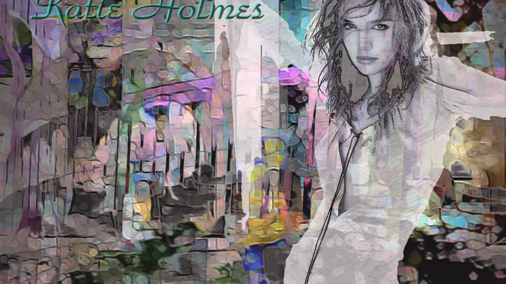 Скачати мобільні шпалери Знаменитість, Кеті Холмс безкоштовно.