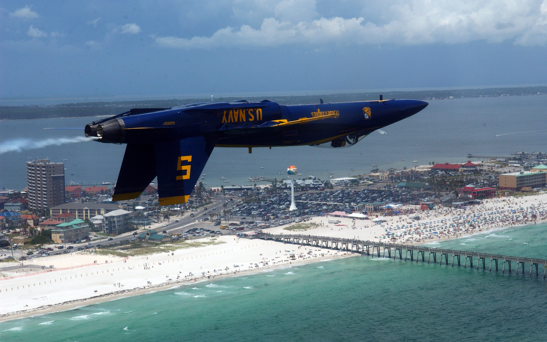 Download mobile wallpaper Blue Angels, Air Show, Military Aircraft, Military for free.