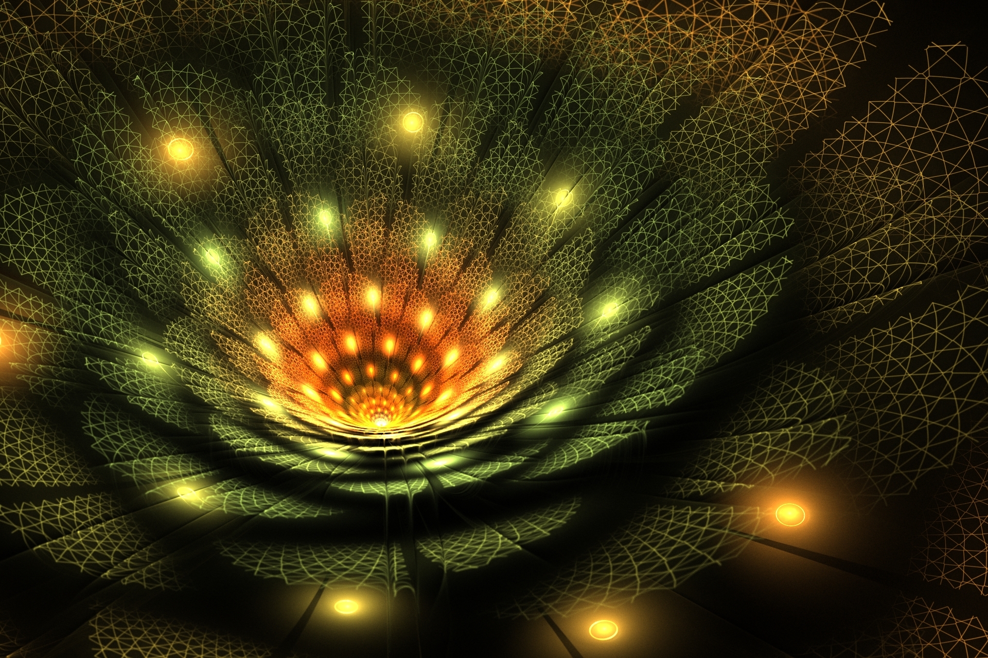 fractal, 3d, abstract desktop HD wallpaper