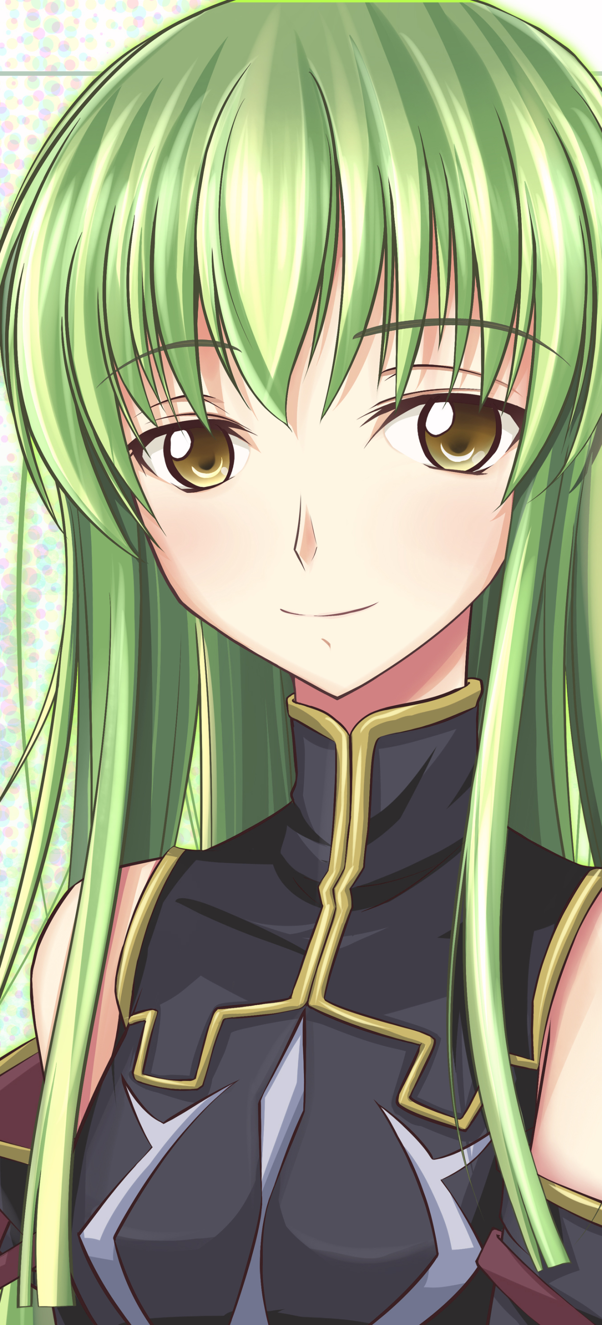 Handy-Wallpaper Grüne Haare, Gelbe Augen, Animes, Code Geass: Lelouch Of The Rebellion, Cc (Code Geass) kostenlos herunterladen.