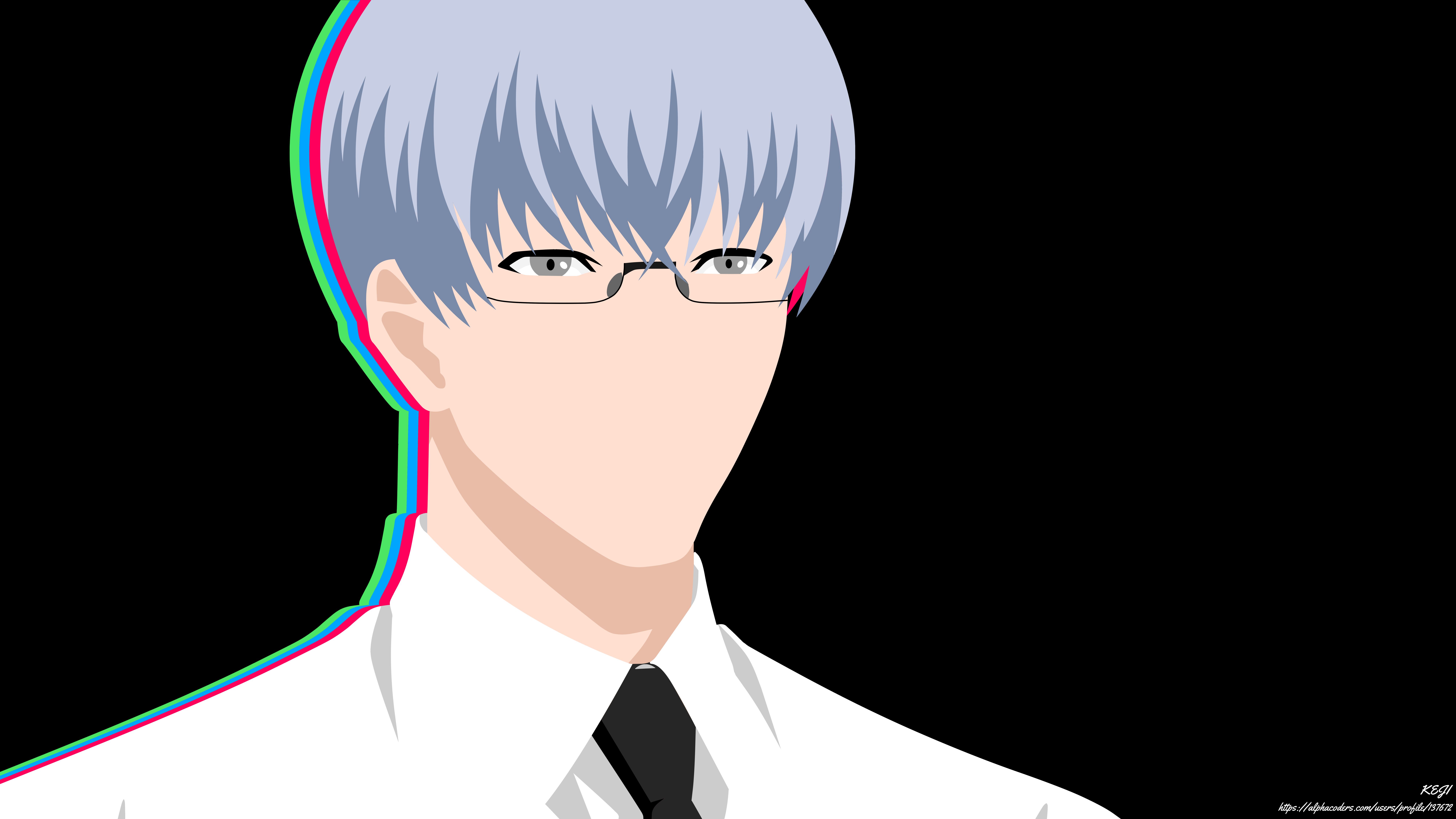 Laden Sie das Minimalistisch, Animes, Weißes Haar, Tokyo Ghoul: Re, Tokyo Ghoul √A, Tokio Ghul, Kishou Arima-Bild kostenlos auf Ihren PC-Desktop herunter