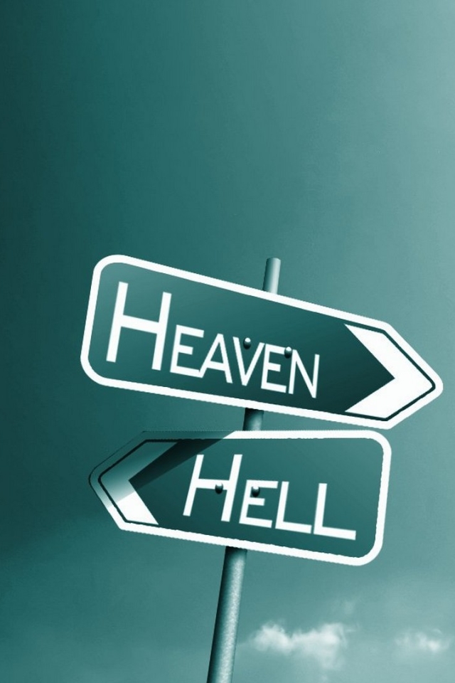 heaven, religious, christian, sign, hell