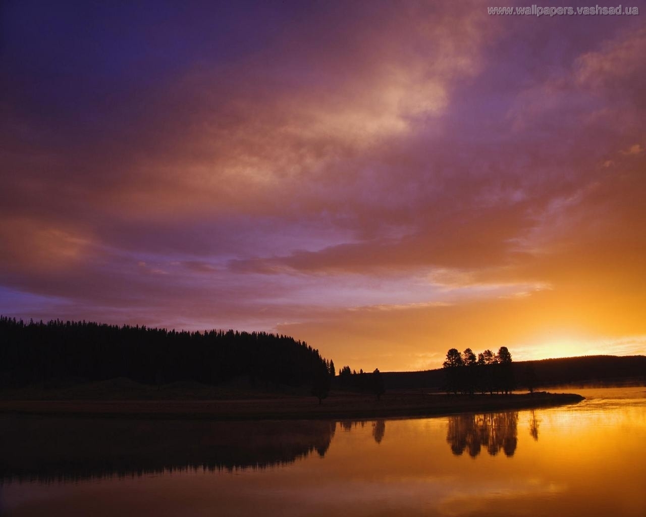 Download mobile wallpaper Landscape, Water, Sky, Sunset for free.