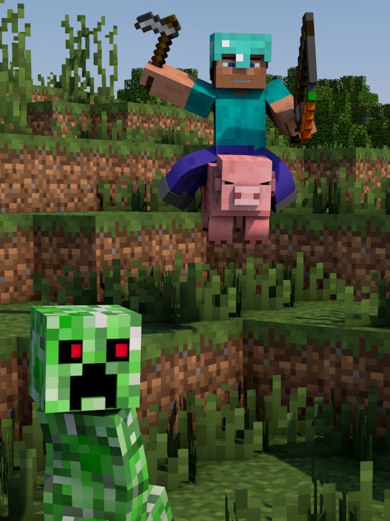 Download mobile wallpaper Minecraft, Video Game for free.