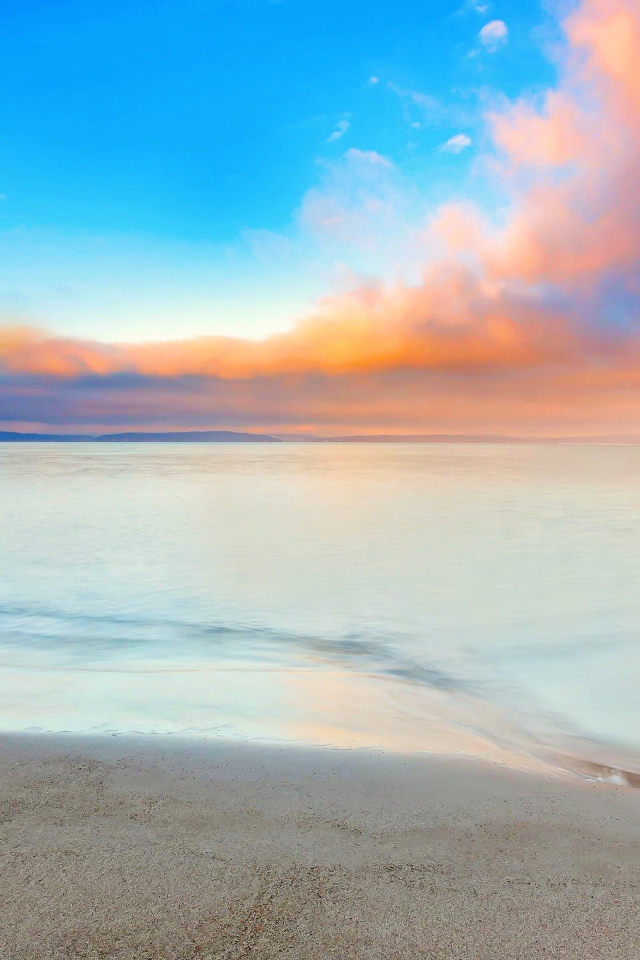 Download mobile wallpaper Sky, Sea, Beach, Horizon, Earth, Cloud, Scenic for free.