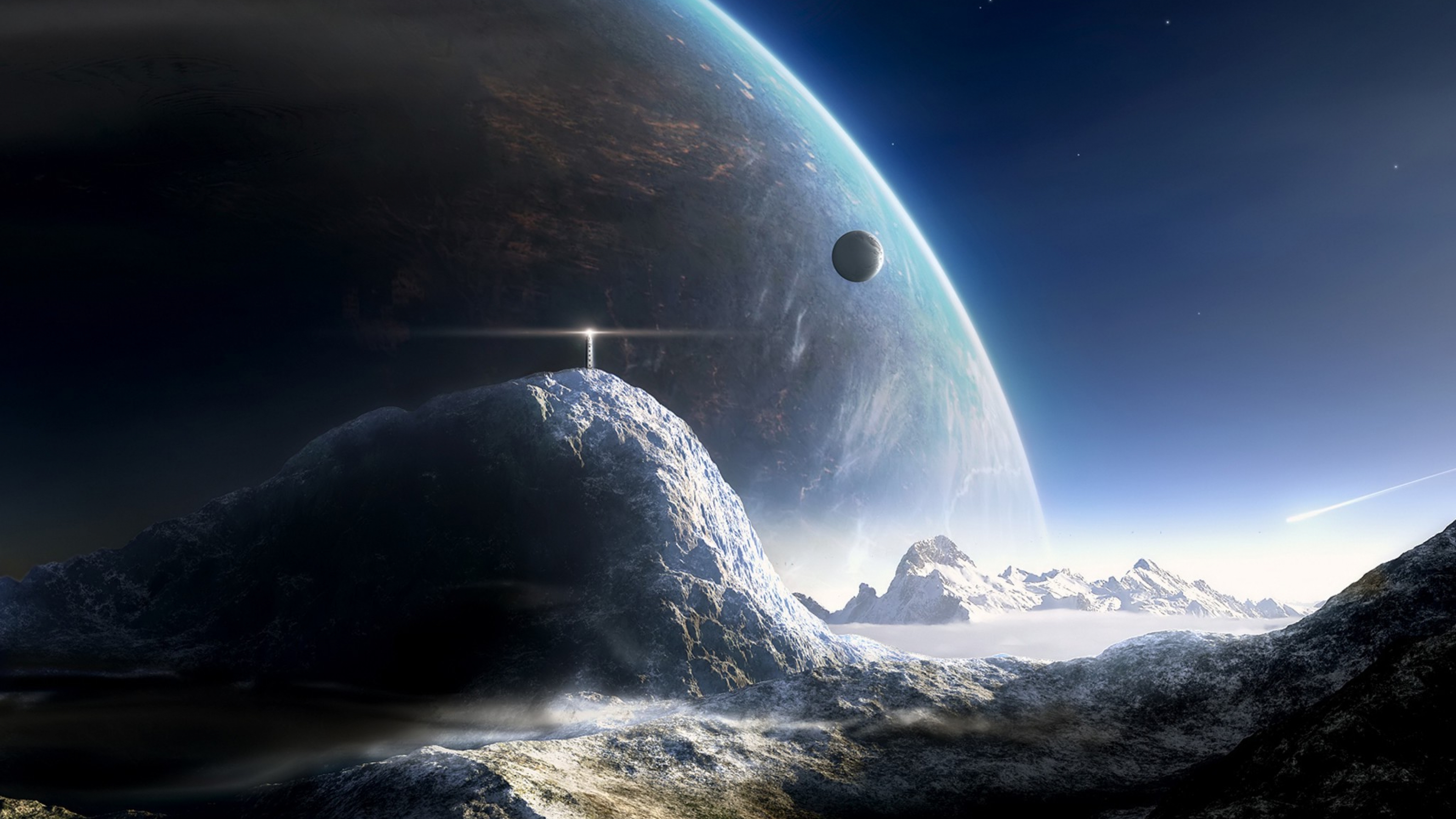 Baixe gratuitamente a imagem Paisagem, Planeta, Ficção Científica, Planetscape na área de trabalho do seu PC