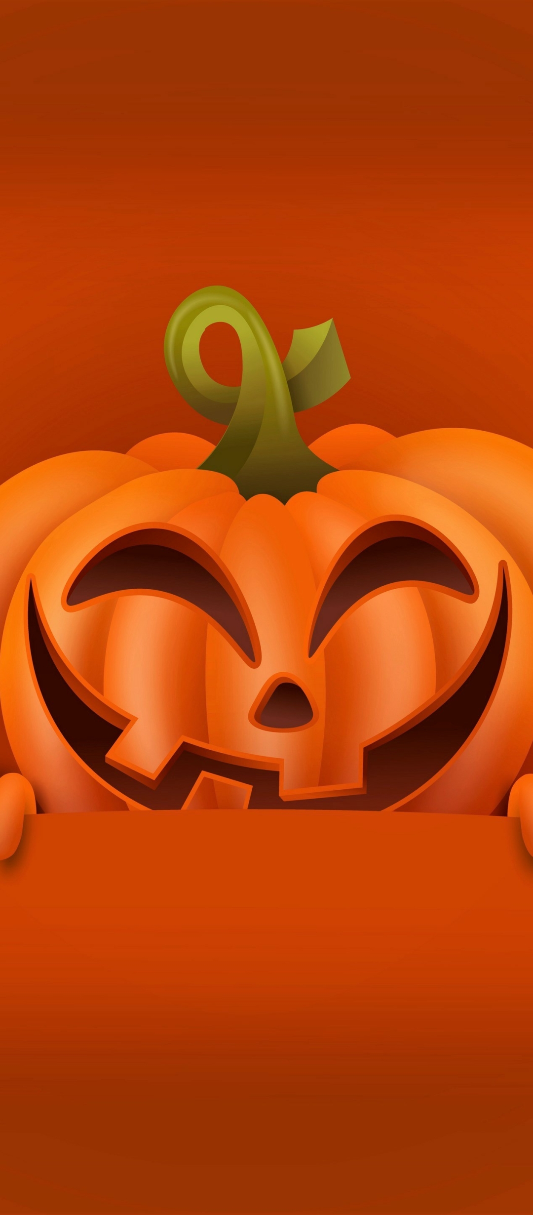 Descarga gratuita de fondo de pantalla para móvil de Día Festivo, Sonreír, Víspera De Todos Los Santos, Color Naranja), Jack O' Lantern.