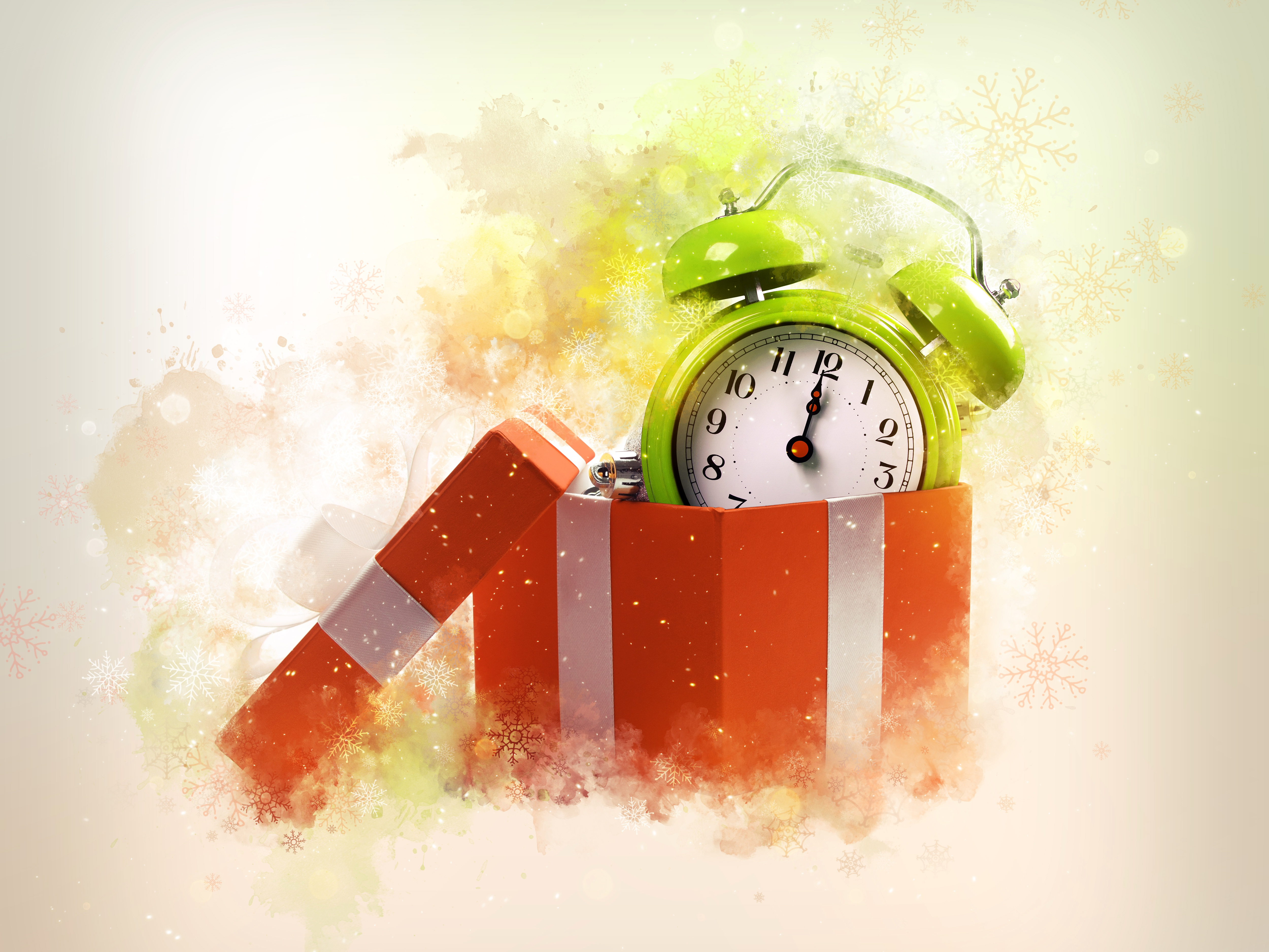 Free download wallpaper New Year, Clock, Holiday on your PC desktop
