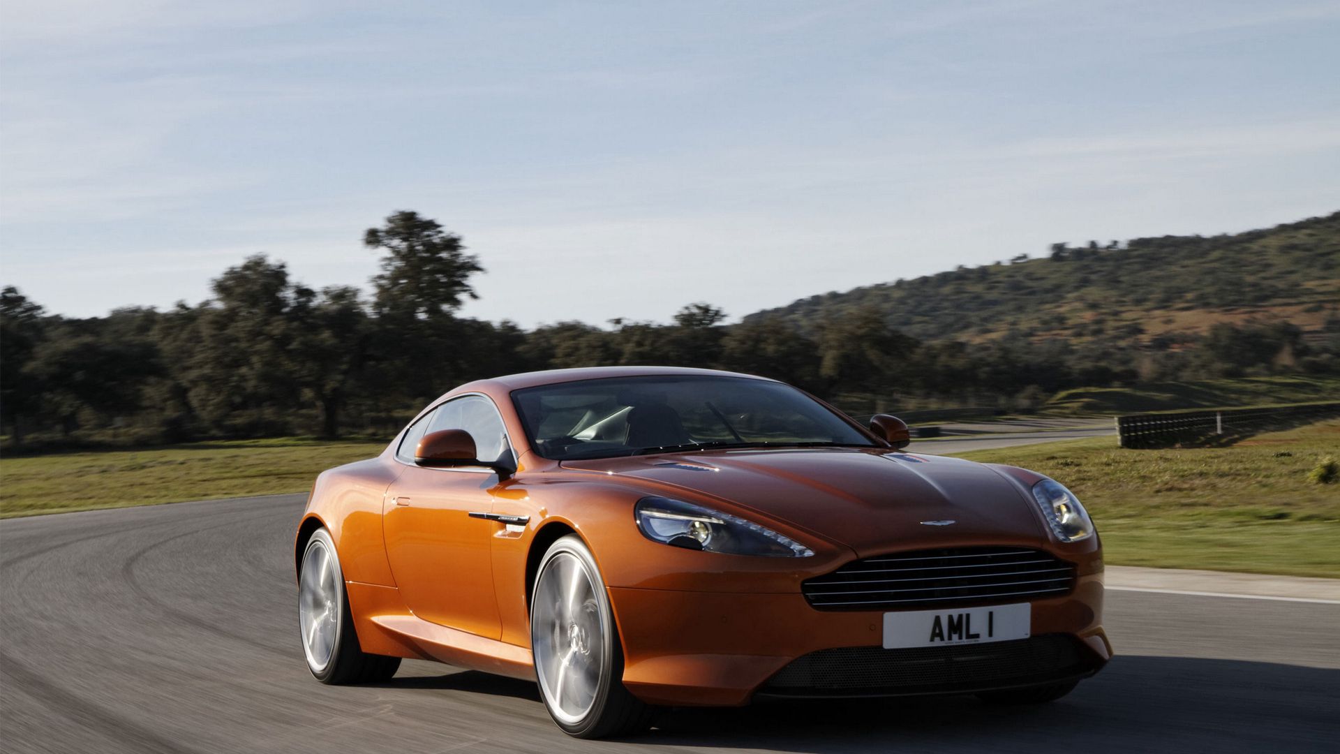 Handy-Wallpaper Cars, Seitenansicht, Virage, Aston Martin kostenlos herunterladen.