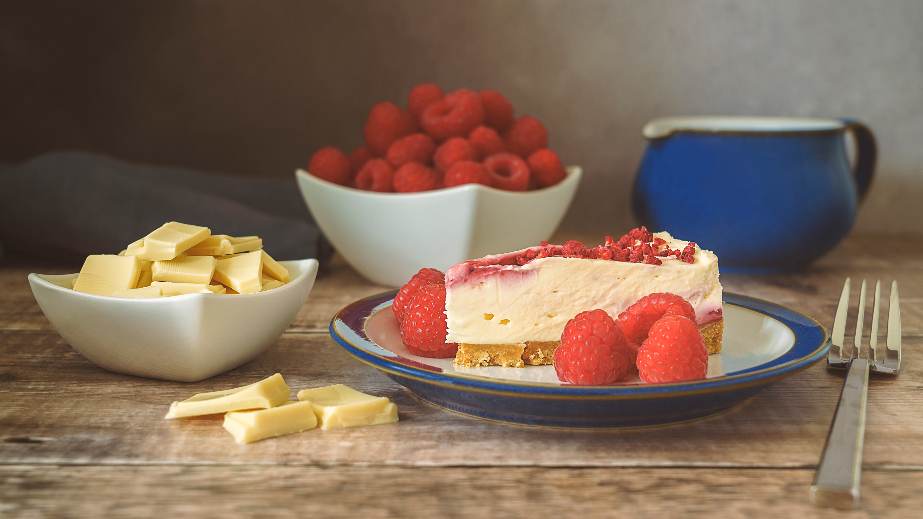 Laden Sie das Dessert, Himbeere, Frucht, Käsekuchen, Käse, Nahrungsmittel-Bild kostenlos auf Ihren PC-Desktop herunter
