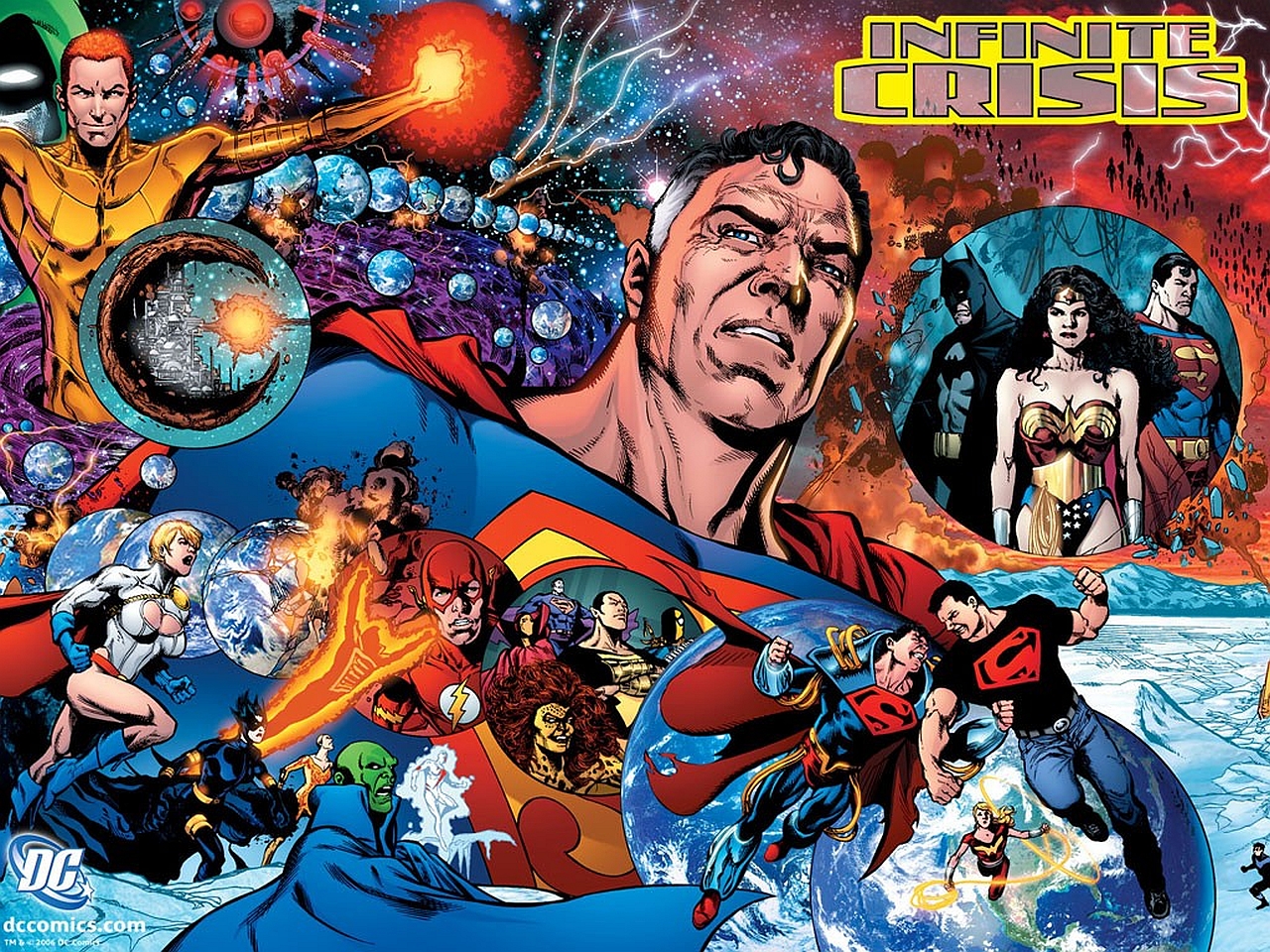Download mobile wallpaper Comics, Infinite Crisis for free.