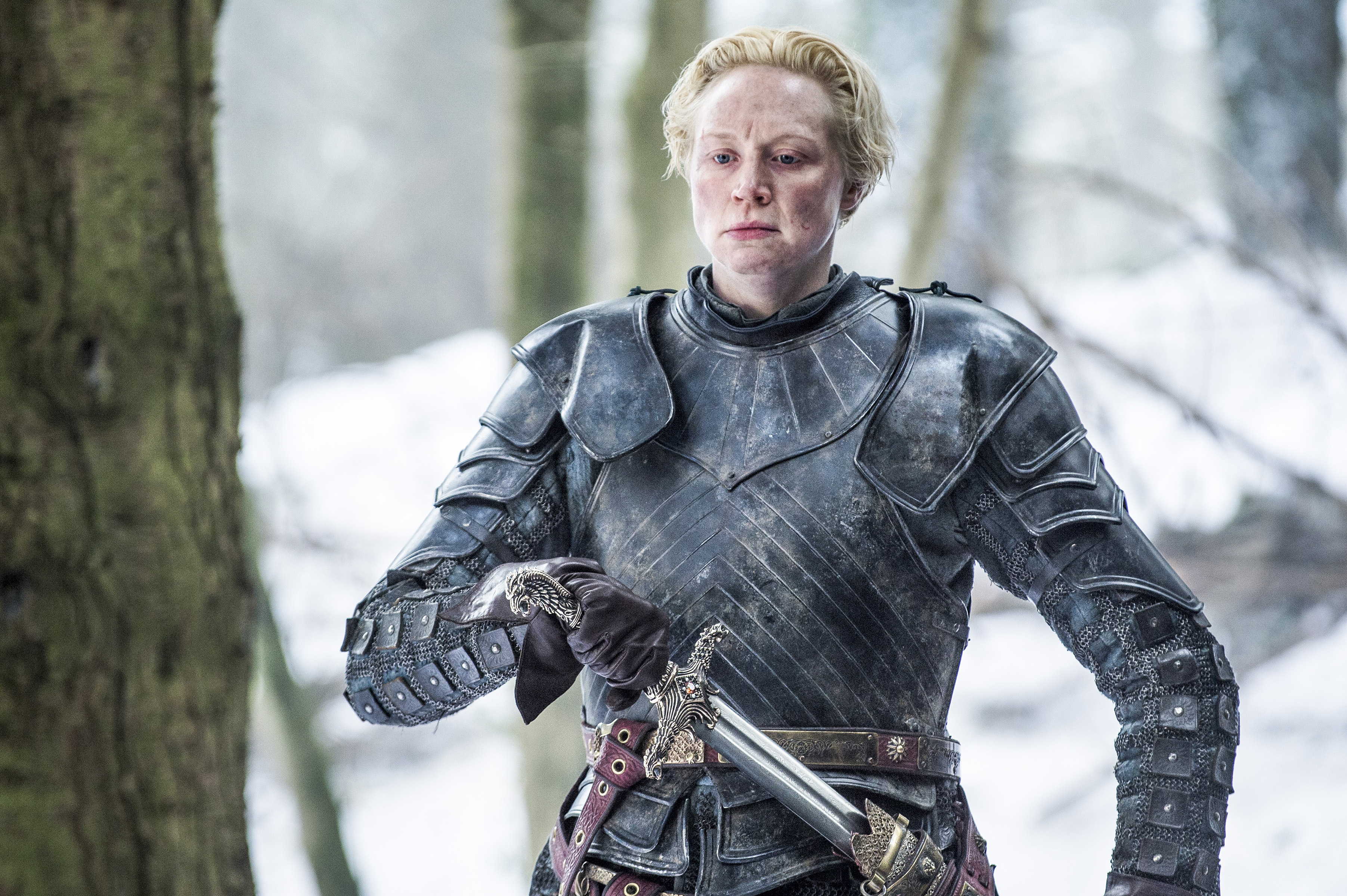 Handy-Wallpaper Fernsehserien, Game Of Thrones: Das Lied Von Eis Und Feuer, Brienne Von Tarth, Gwendoline Christie kostenlos herunterladen.