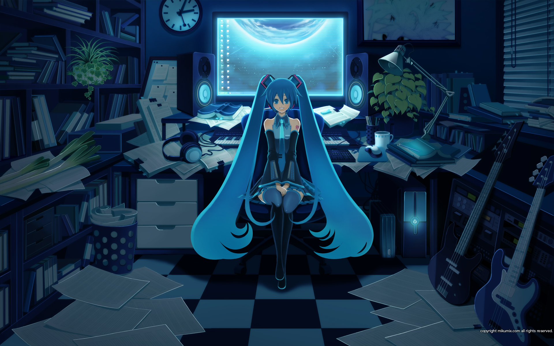 Laden Sie das Vocaloid, Hatsune Miku, Animes-Bild kostenlos auf Ihren PC-Desktop herunter