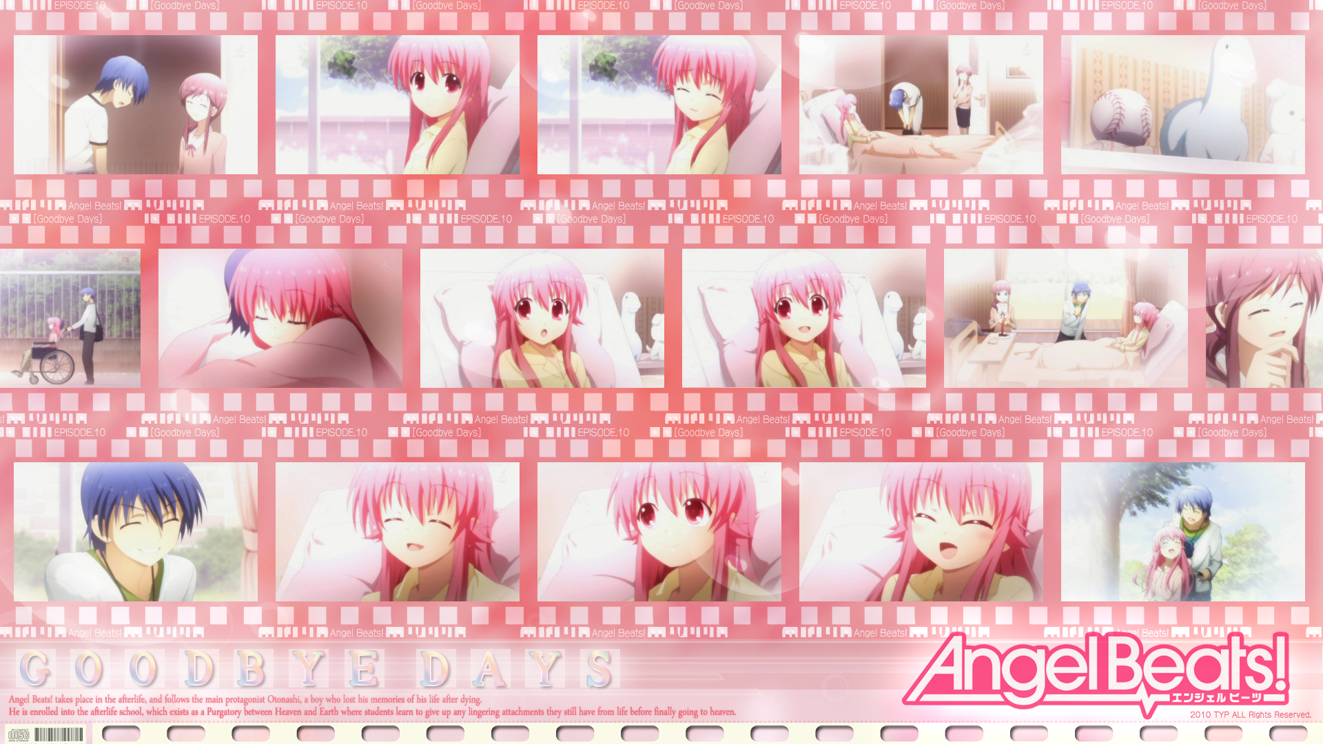 Download mobile wallpaper Anime, Yui (Angel Beats!), Angel Beats!, Hinata Hideki for free.