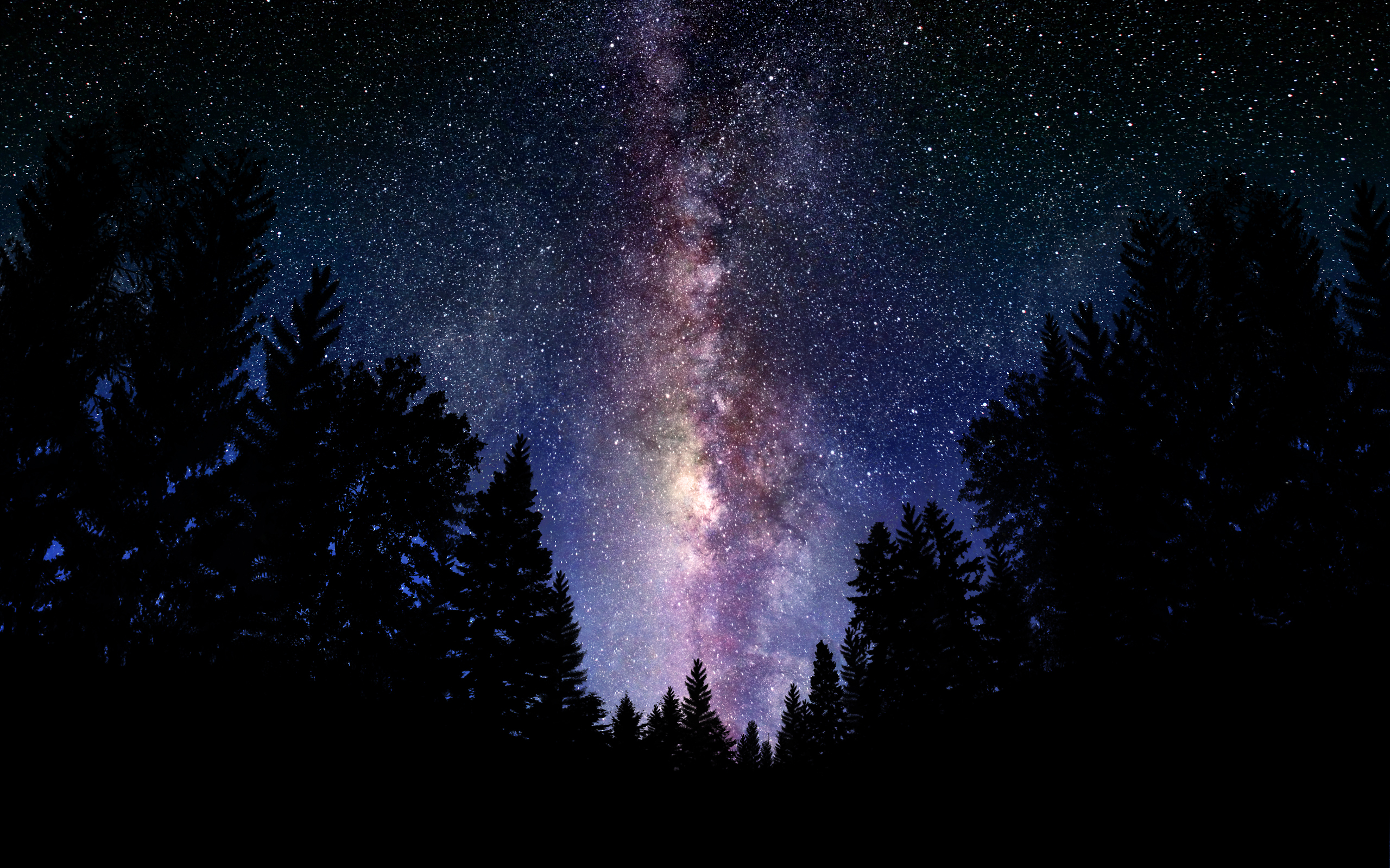 165587 Hintergrundbild herunterladen sterne, nacht, fotografie, manipulation, himmel - Bildschirmschoner und Bilder kostenlos