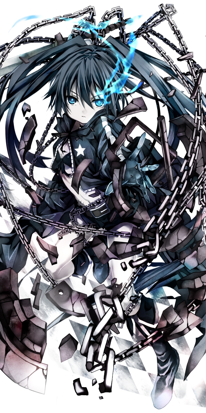 Download mobile wallpaper Anime, Black Rock Shooter for free.