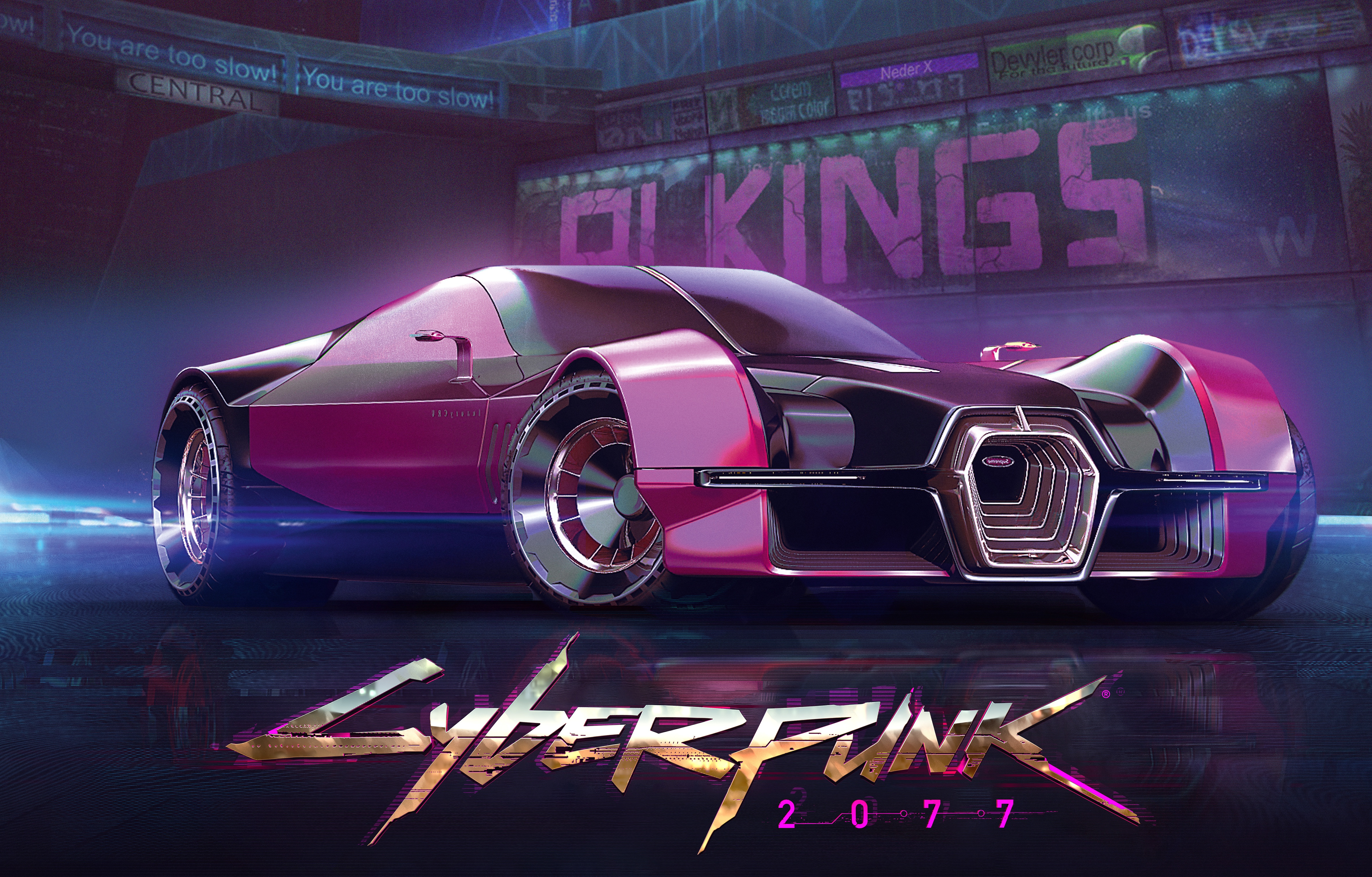 Download mobile wallpaper Car, Vehicle, Video Game, Cyberpunk 2077 for free.