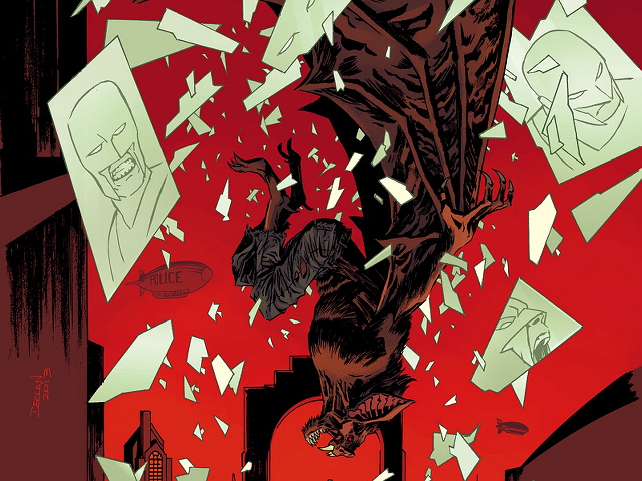 comics, forever evil: rogues rebellion, forever evil, man bat