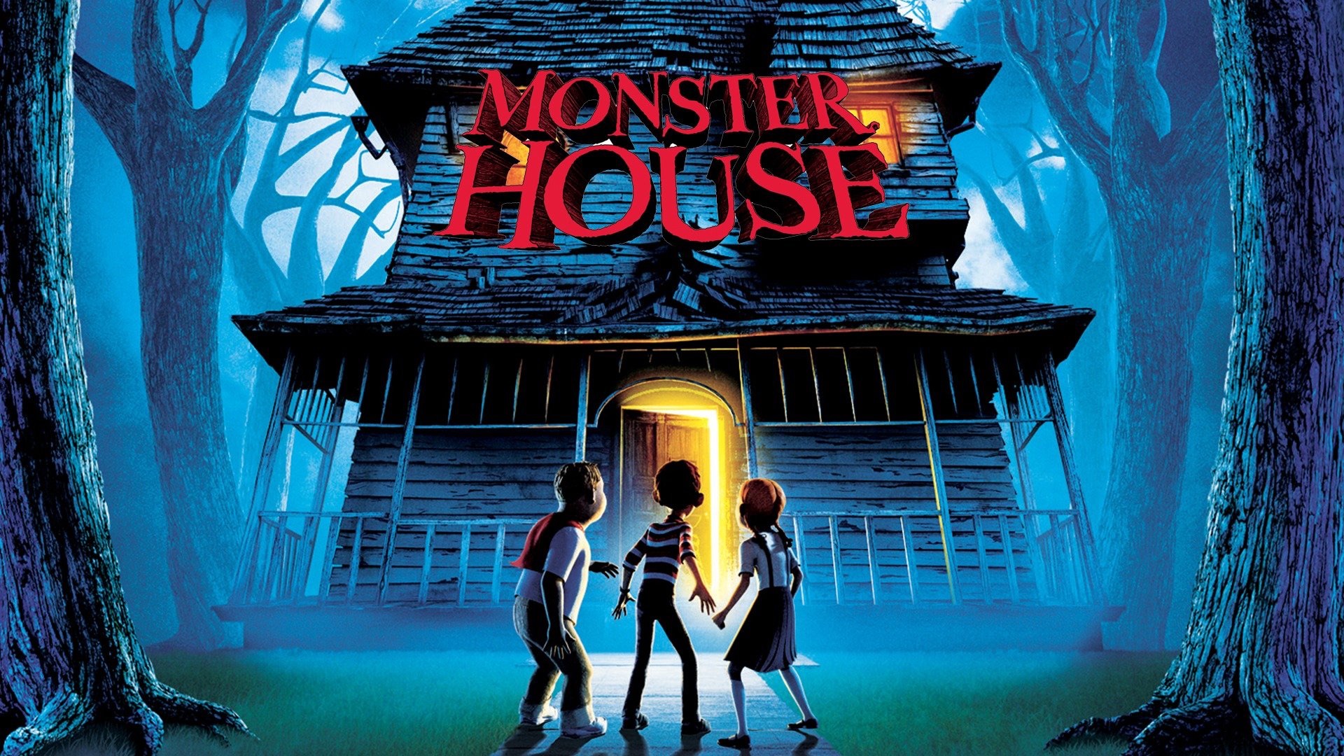 1014890 descargar fondo de pantalla monster house, películas: protectores de pantalla e imágenes gratis