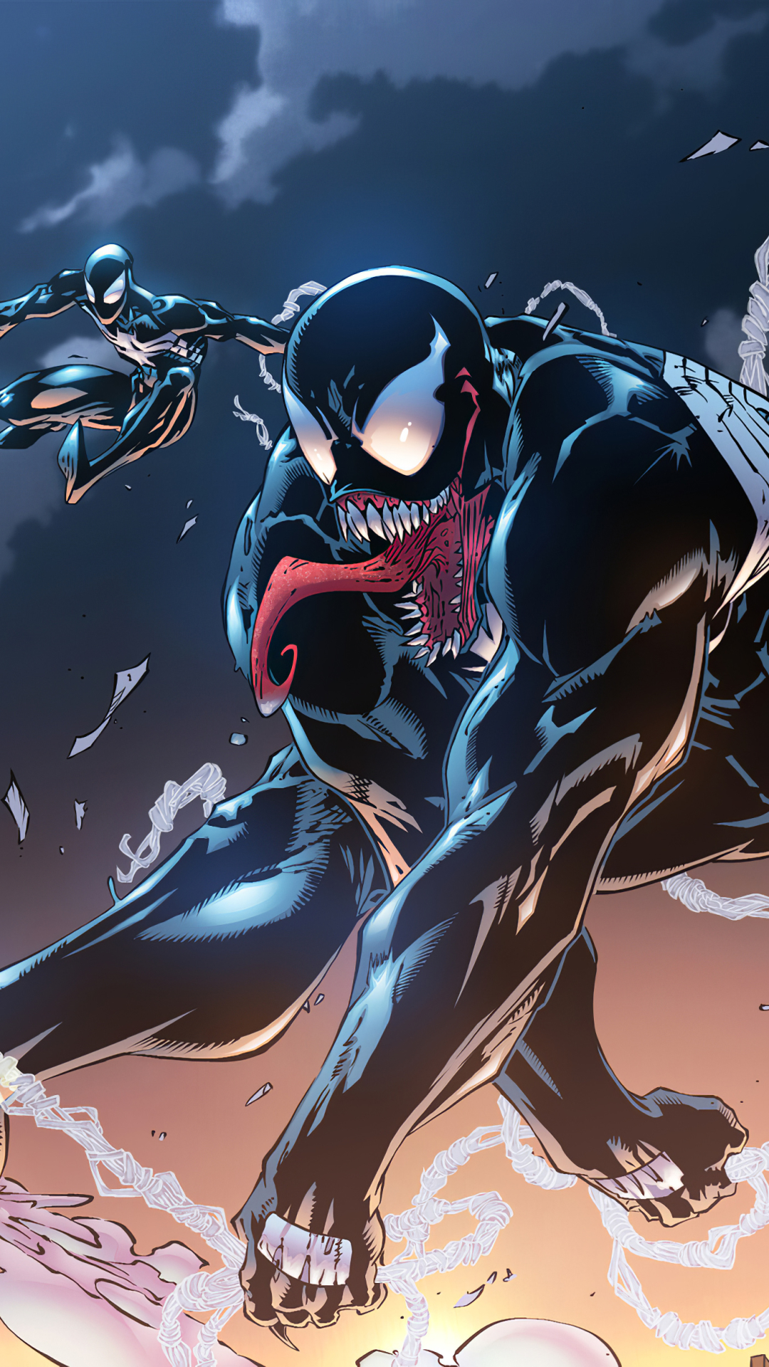 Baixar papel de parede para celular de Homem Aranha, História Em Quadrinhos, Venom gratuito.