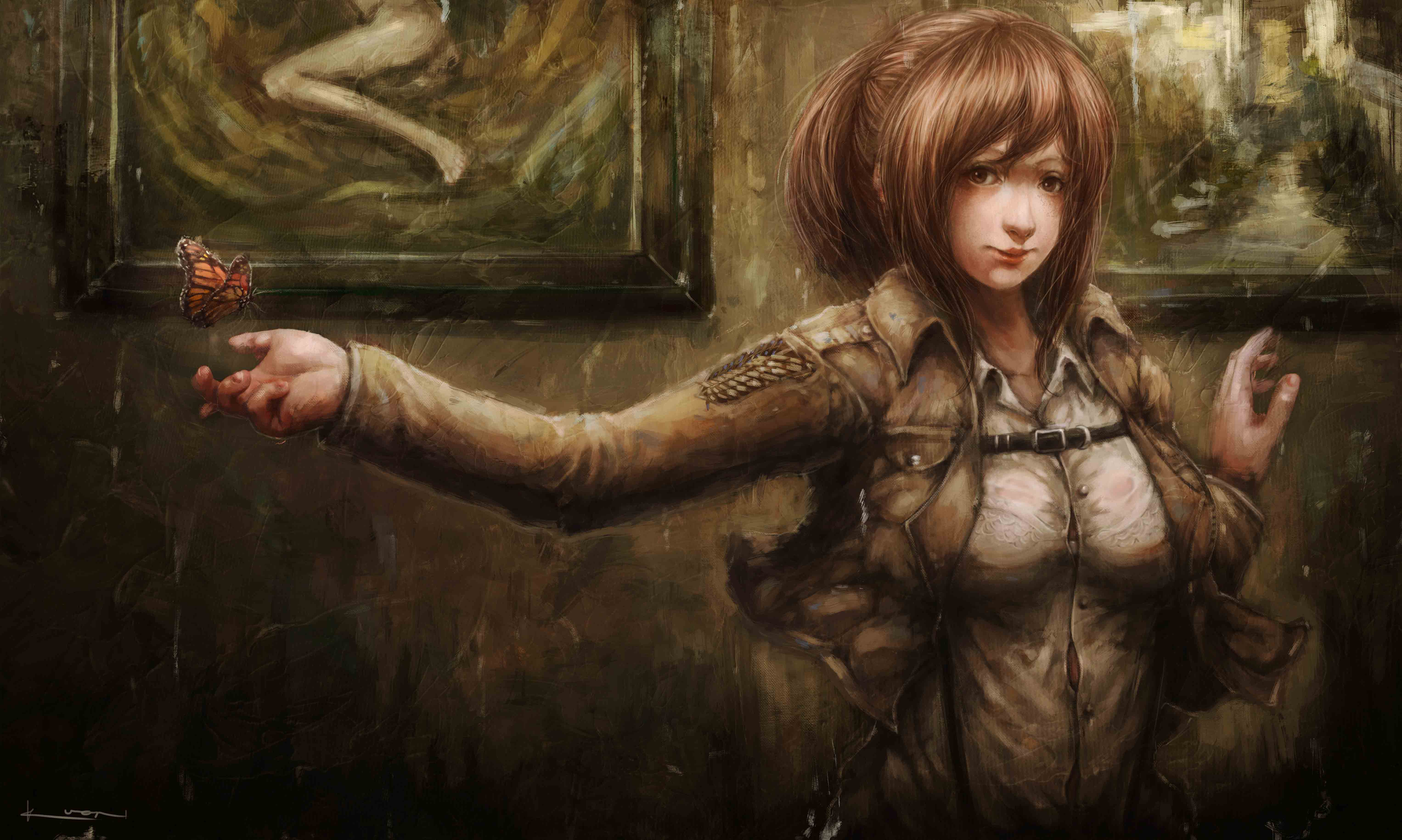 Handy-Wallpaper Animes, Shingeki Kein Kyojin, Attack On Titan, Sasha Bluse kostenlos herunterladen.