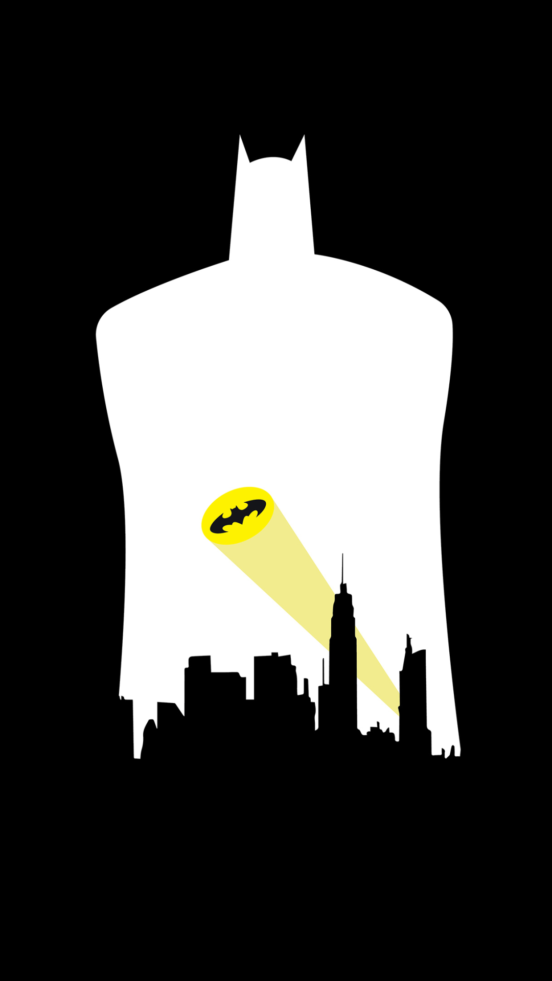 Handy-Wallpaper Batman, Minimalistisch, Comics, The Batman, Dc Comics kostenlos herunterladen.