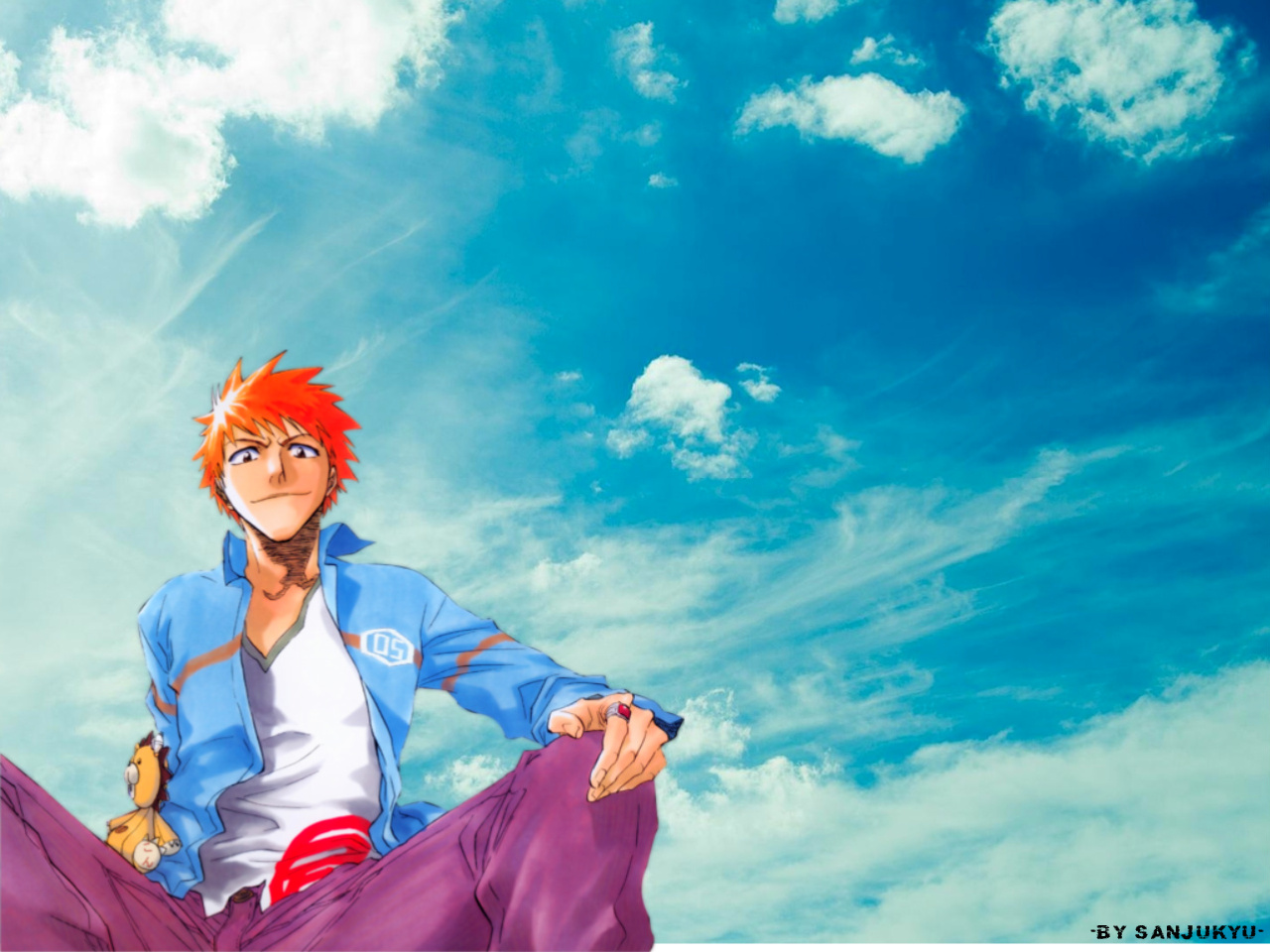 Handy-Wallpaper Bleach, Animes, Ichigo Kurosaki kostenlos herunterladen.