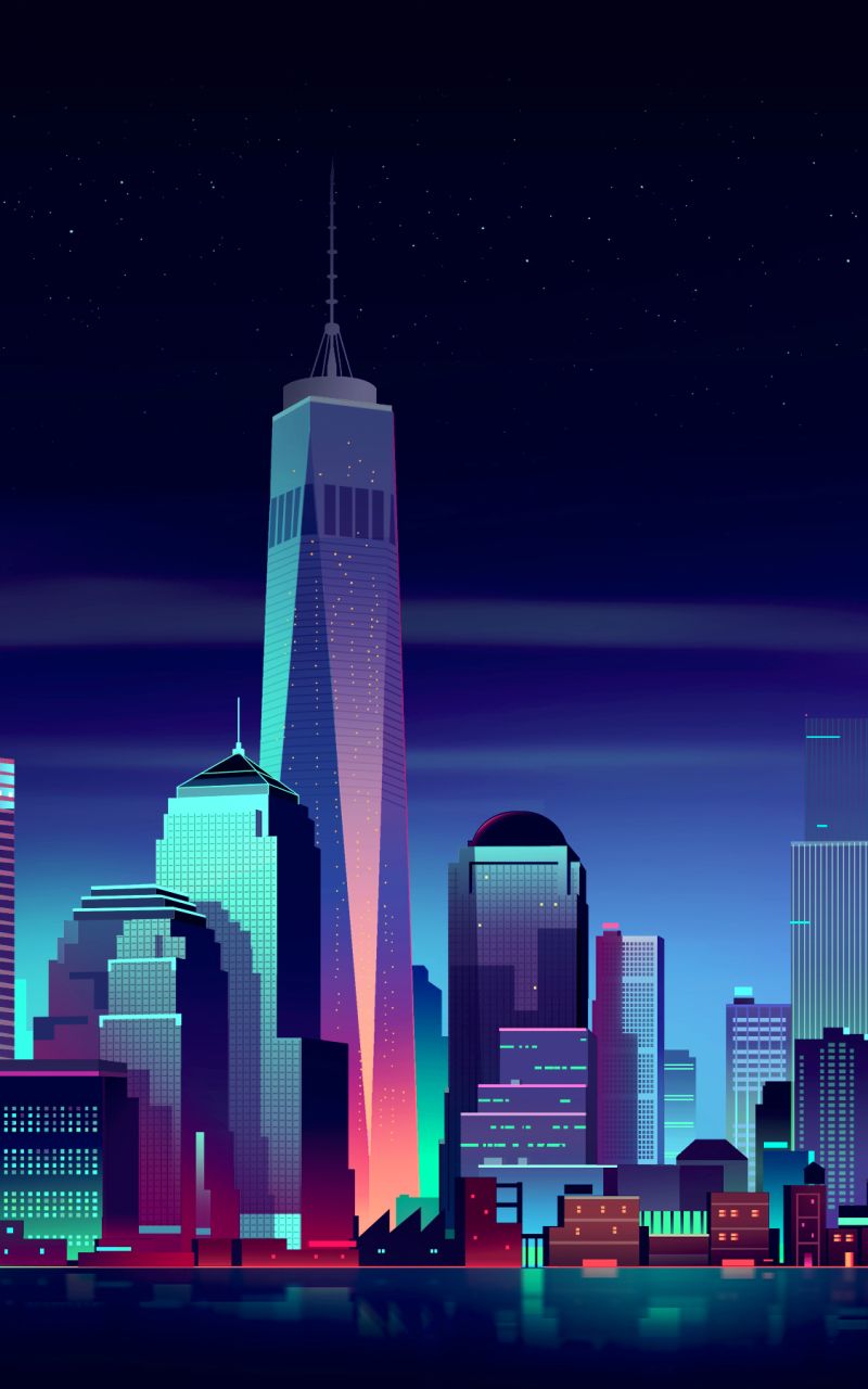 Descarga gratuita de fondo de pantalla para móvil de Ciudades, Ciudad, Rascacielos, Paisaje Urbano, Nueva York, Hecho Por El Hombre.